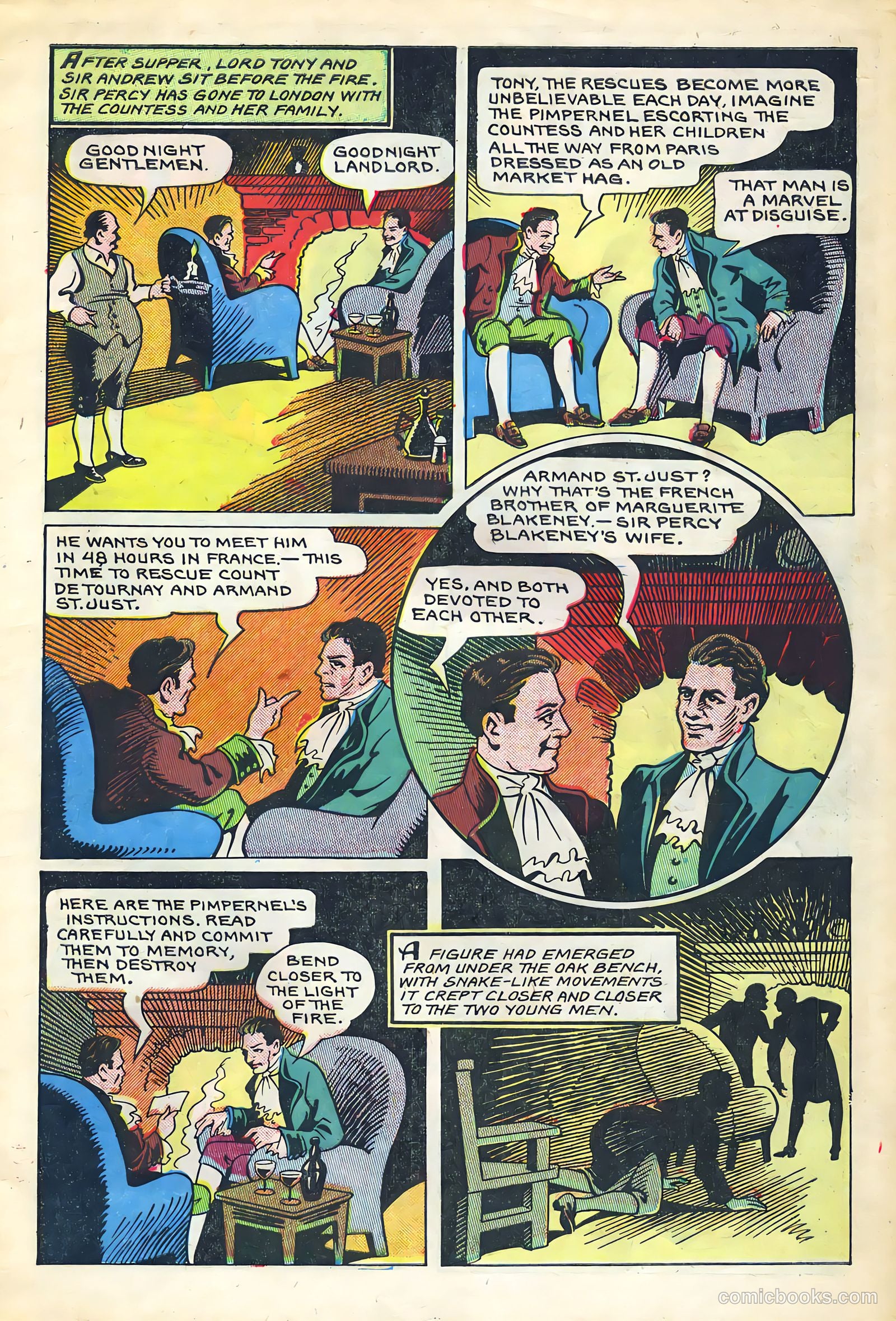 Stories By Famous Authors Illustrated 1 - Scarlet Pimpenel #1 — page 7 of 53
