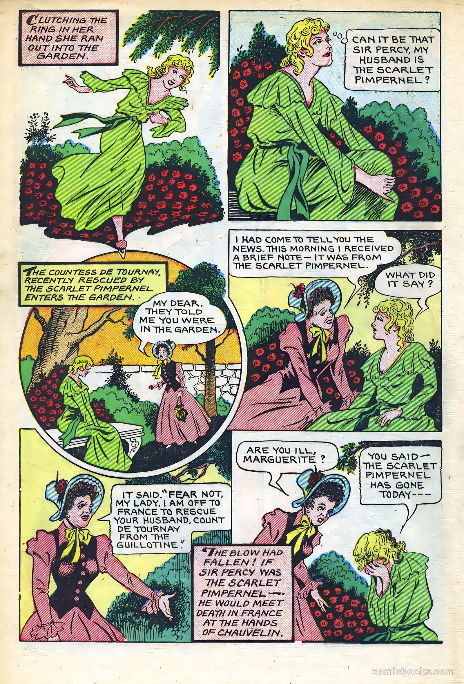 Stories By Famous Authors Illustrated 1 - Scarlet Pimpenel #1 — page 20 of 53