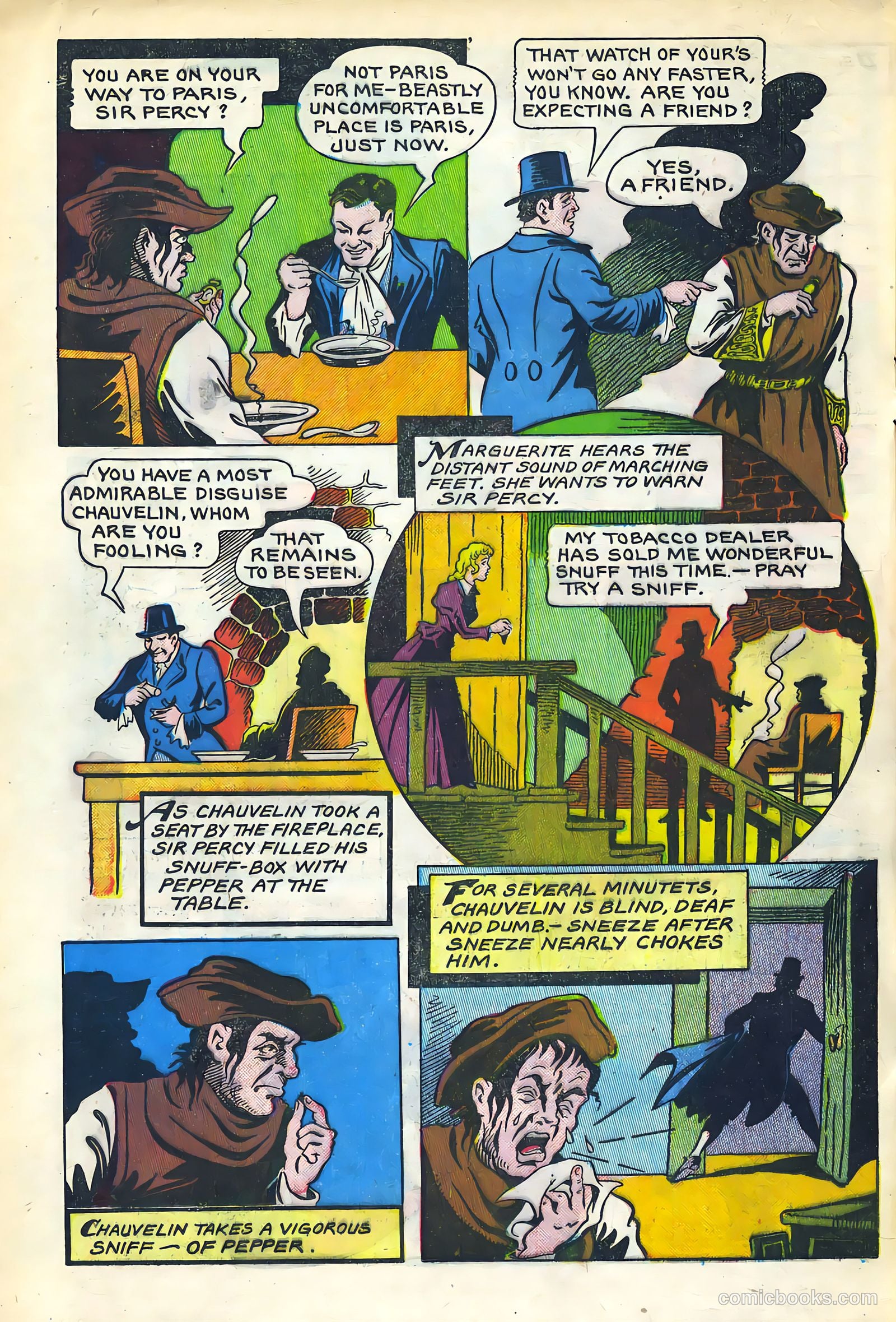 Stories By Famous Authors Illustrated 1 - Scarlet Pimpenel #1 — page 28 of 53