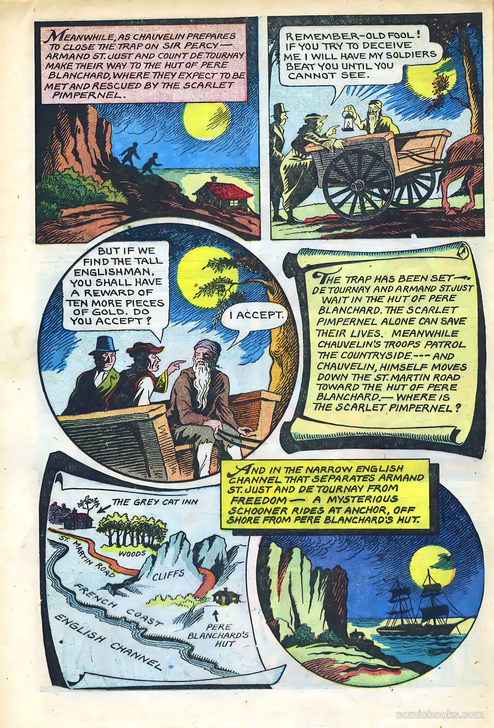 Stories By Famous Authors Illustrated 1 - Scarlet Pimpenel #1 — page 32 of 53