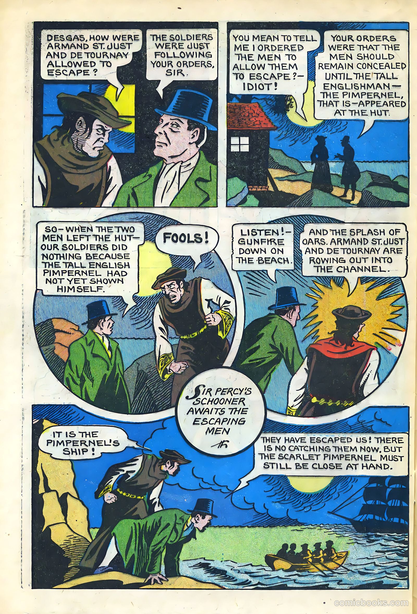 Stories By Famous Authors Illustrated 1 - Scarlet Pimpenel #1 — page 40 of 53