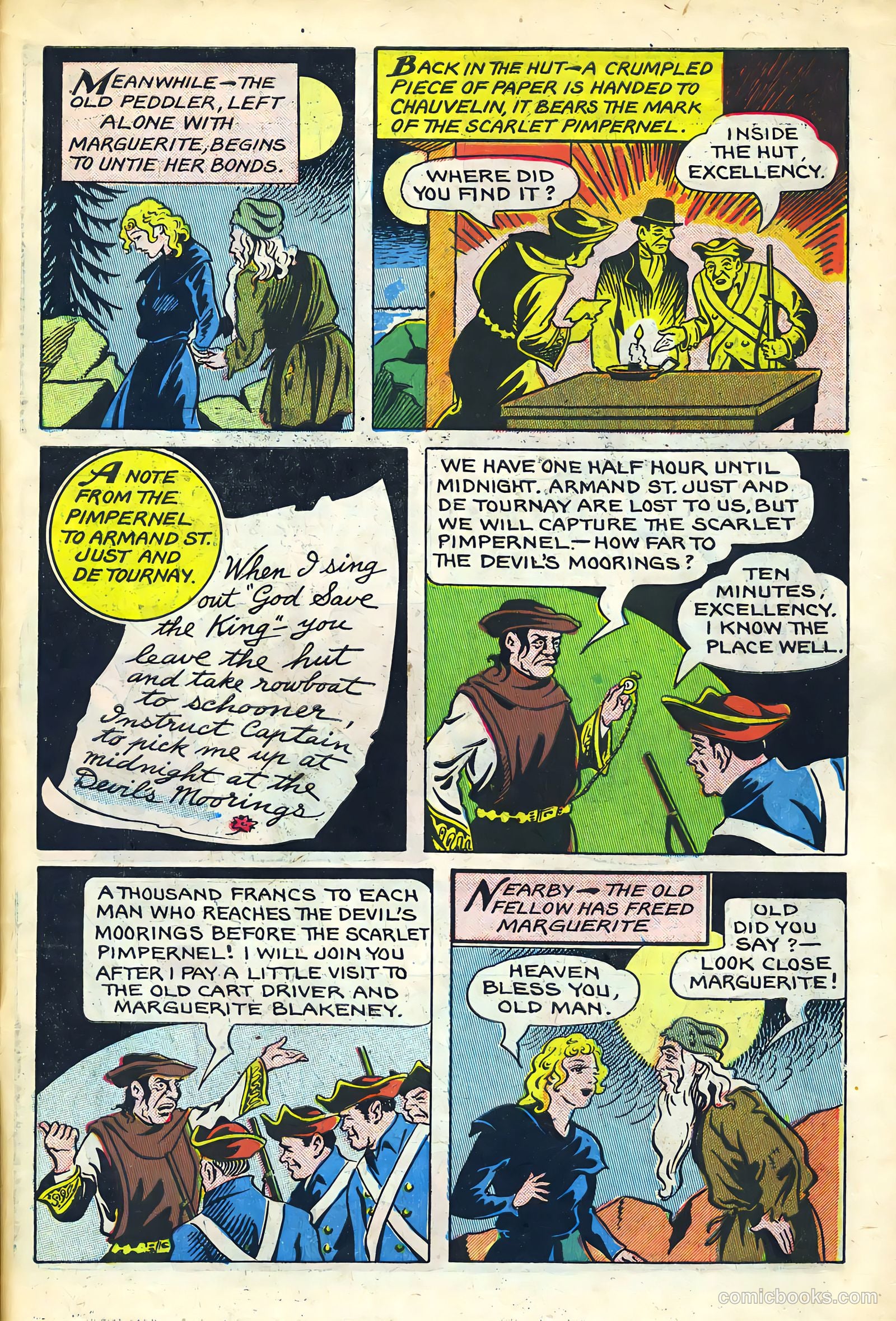 Stories By Famous Authors Illustrated 1 - Scarlet Pimpenel #1 — page 41 of 53