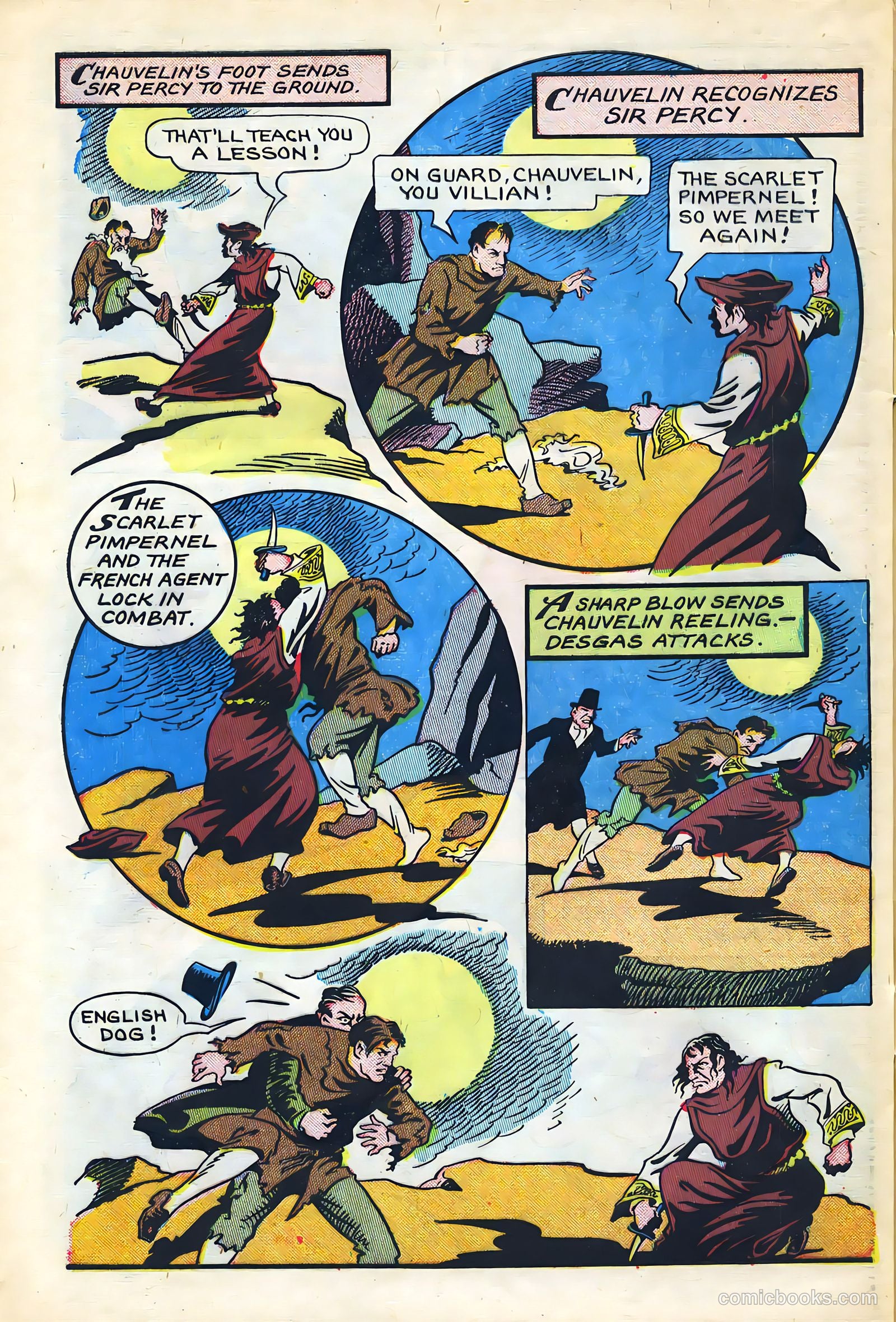 Stories By Famous Authors Illustrated 1 - Scarlet Pimpenel #1 — page 44 of 53
