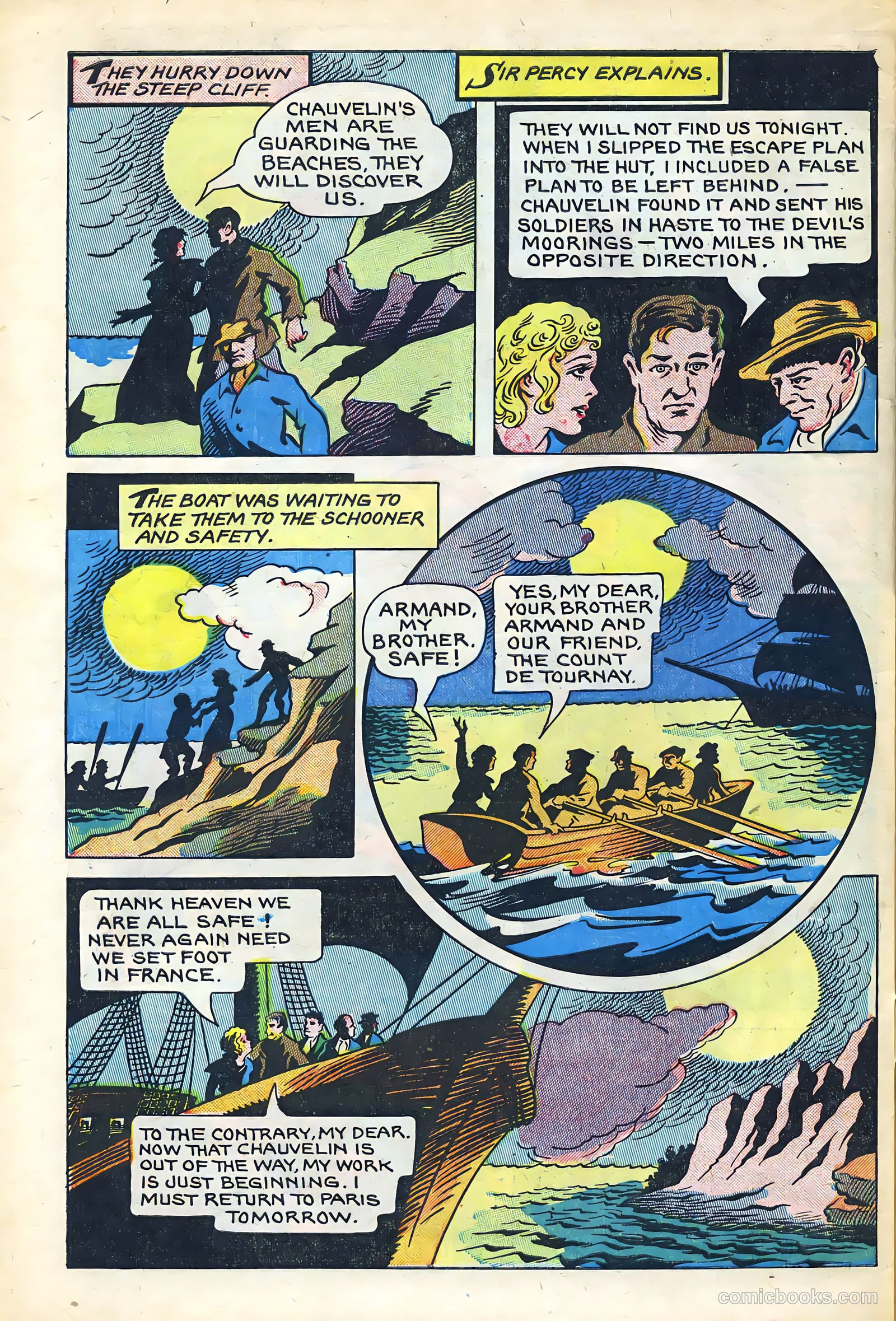 Stories By Famous Authors Illustrated 1 - Scarlet Pimpenel #1 — page 46 of 53
