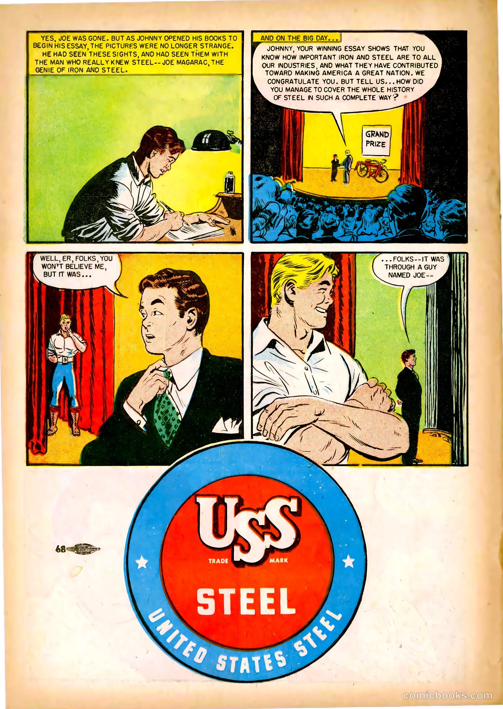 Joe the Genie of Steel #nn (1950) — page 16 of 16
