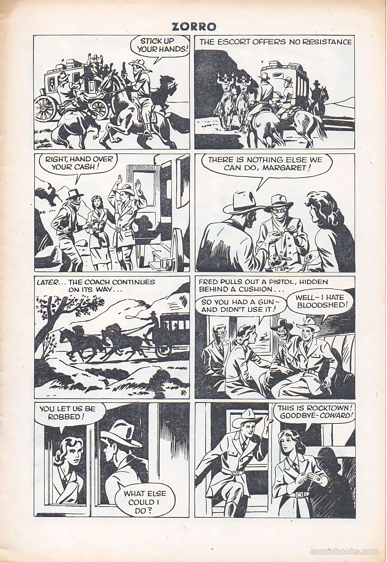 Zorro 58 - Fred the Coward #1 — page 3 of 28