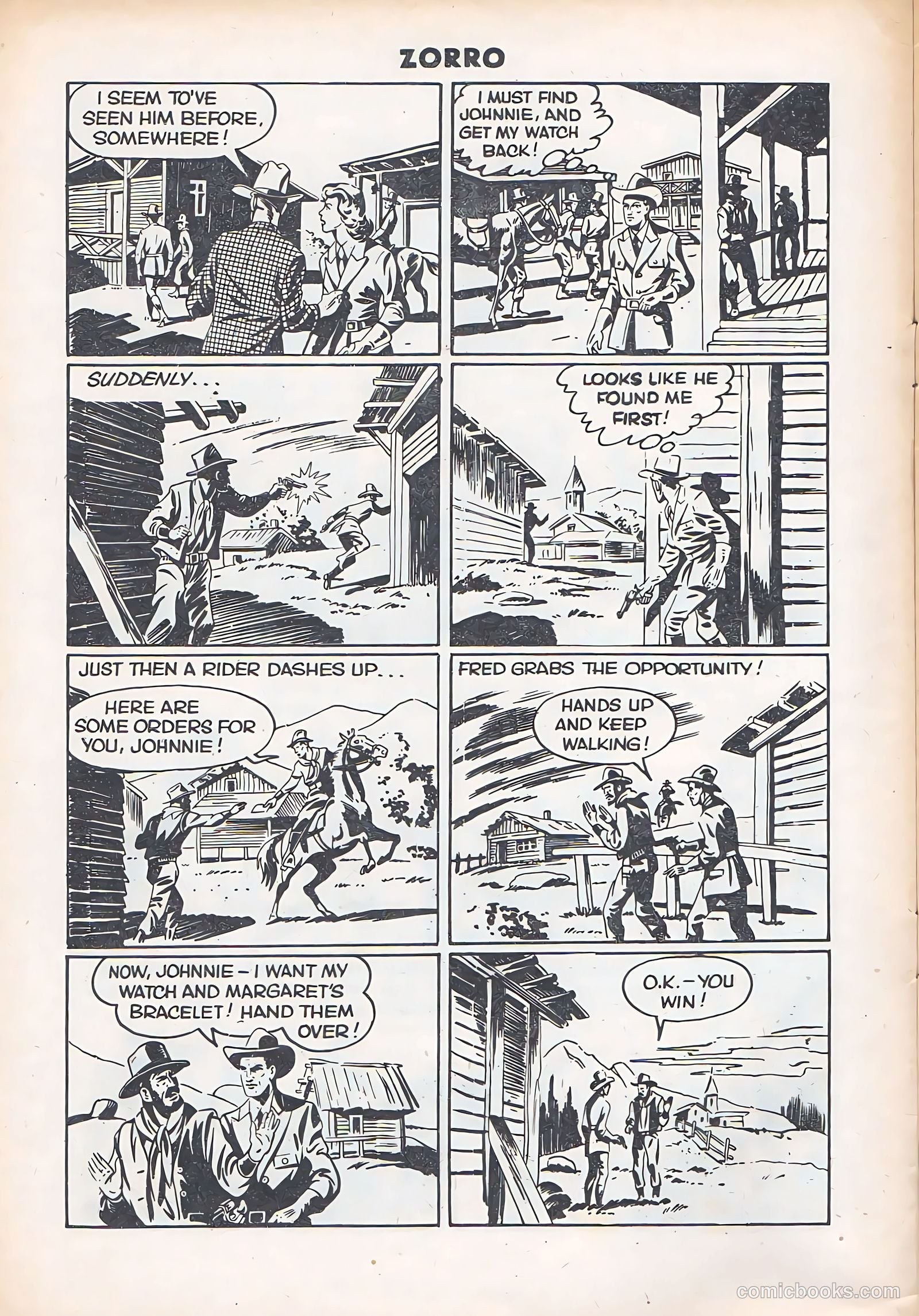 Zorro 58 - Fred the Coward #1 — page 6 of 28