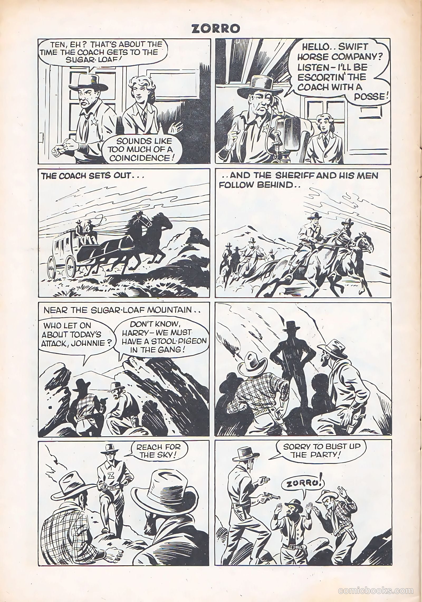 Zorro 58 - Fred the Coward #1 — page 8 of 28