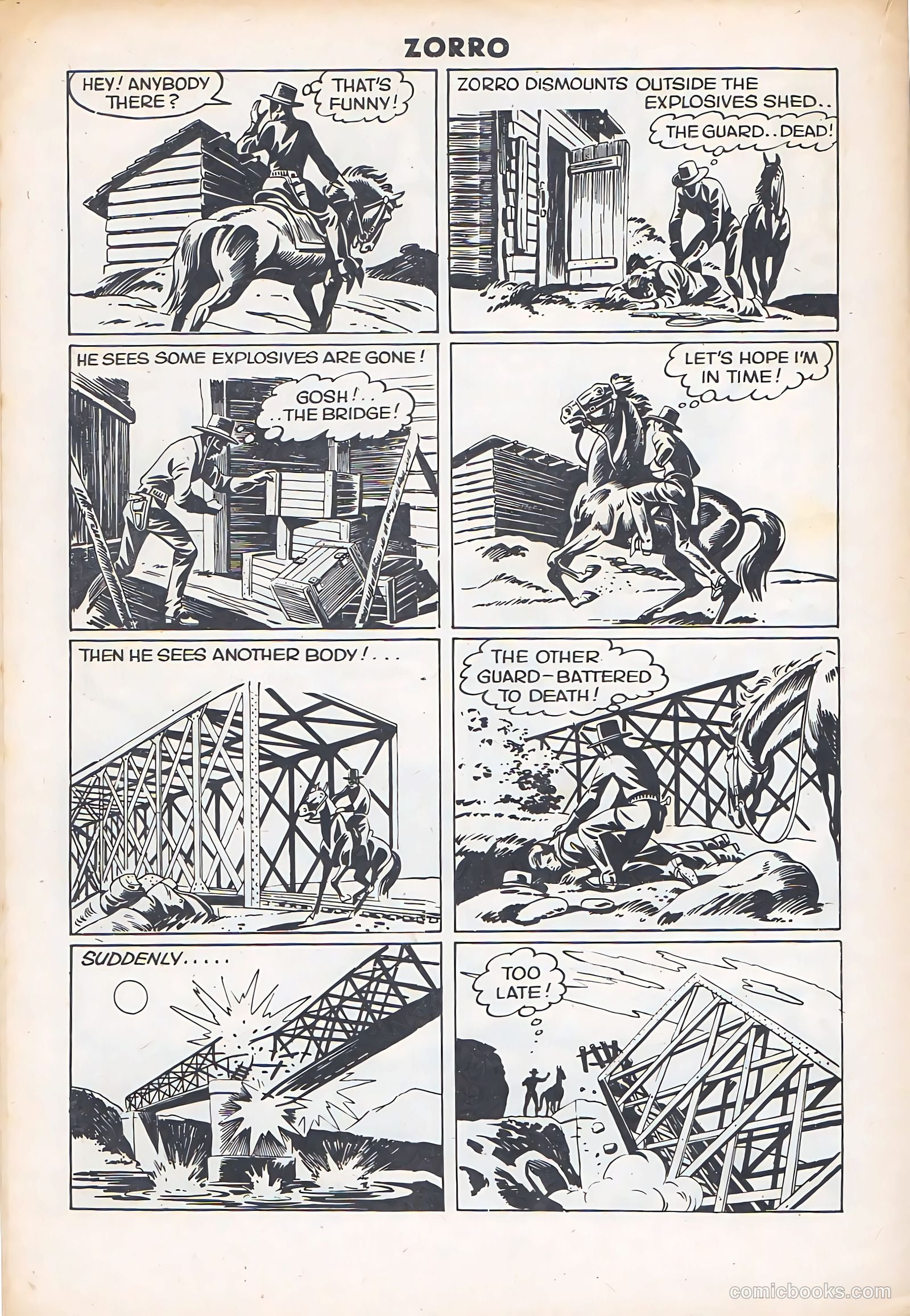 Zorro 58 - Fred the Coward #1 — page 14 of 28
