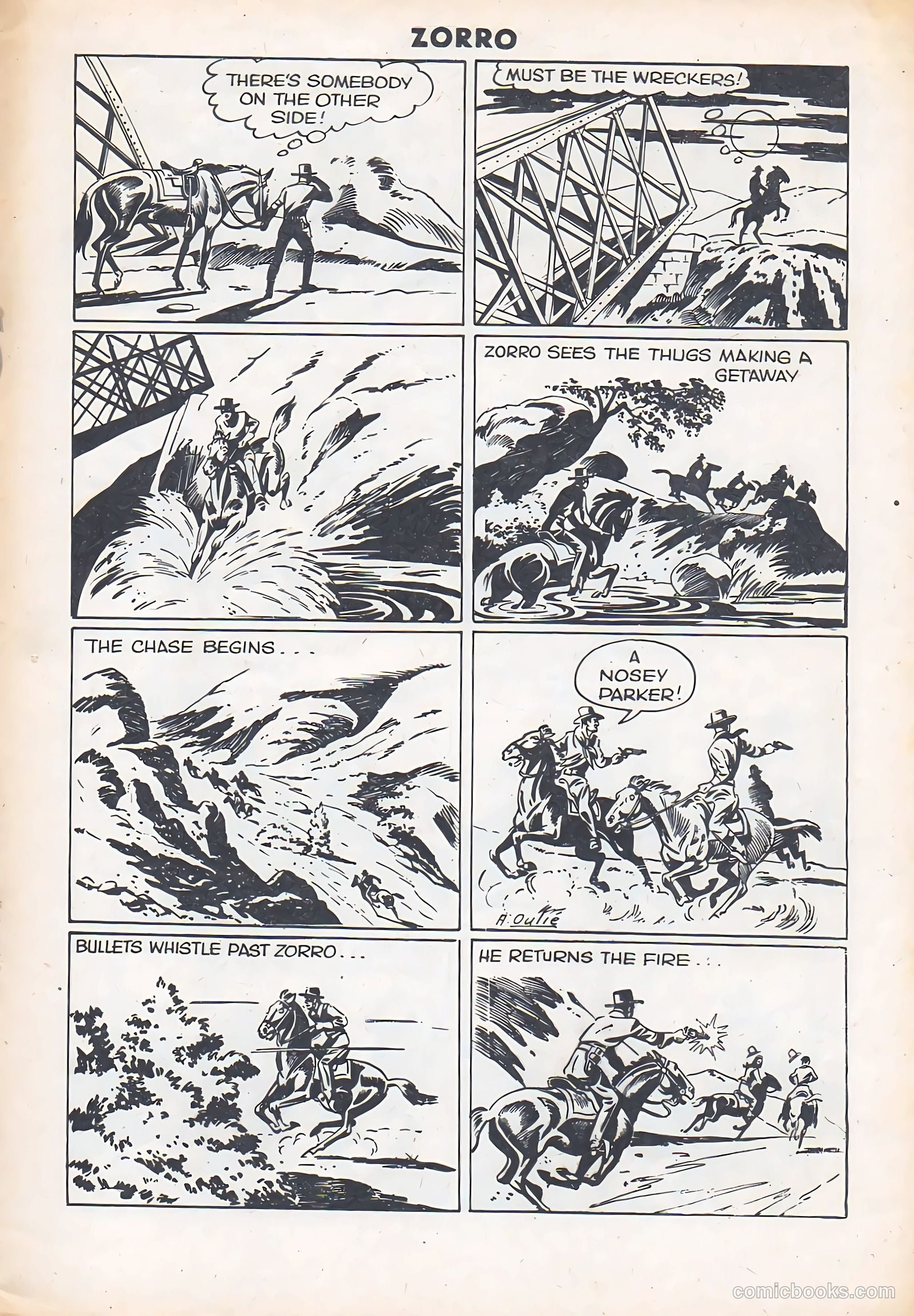 Zorro 58 - Fred the Coward #1 — page 15 of 28
