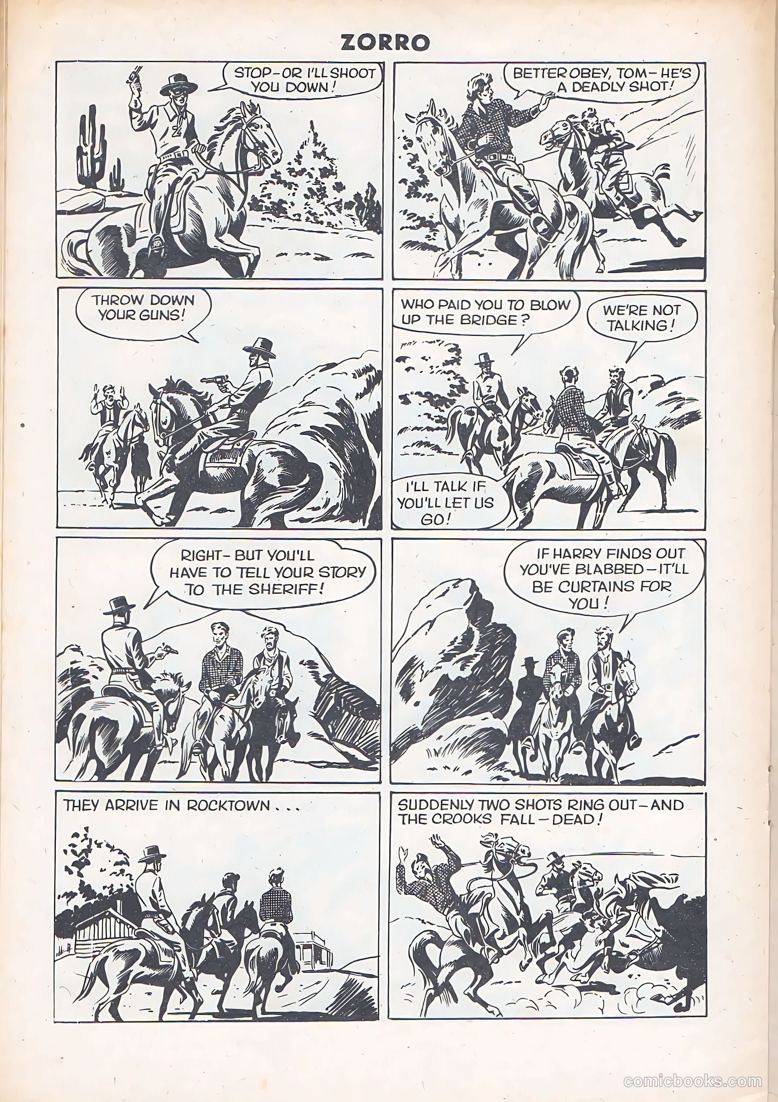 Zorro 58 - Fred the Coward #1 — page 16 of 28