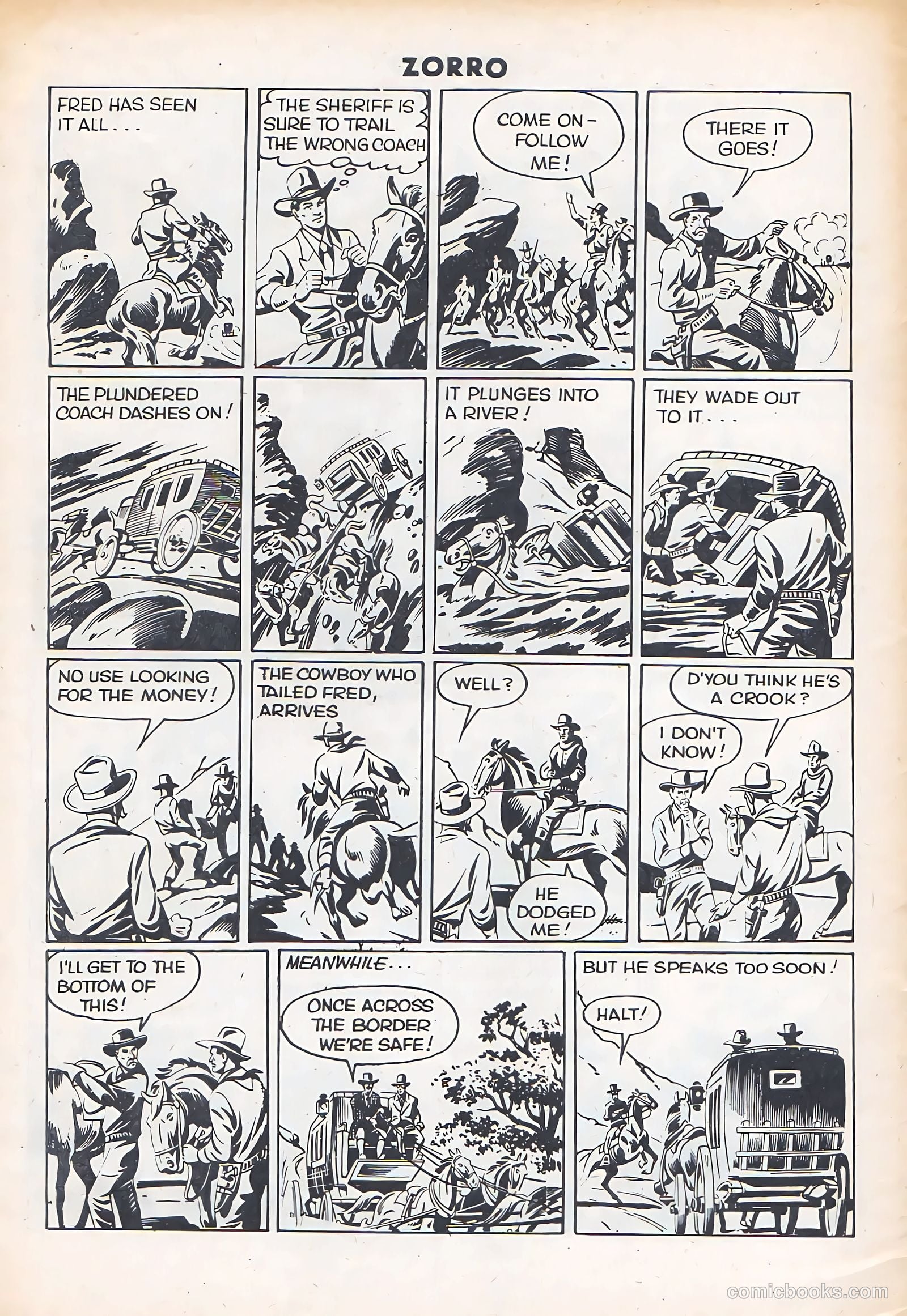 Zorro 58 - Fred the Coward #1 — page 22 of 28