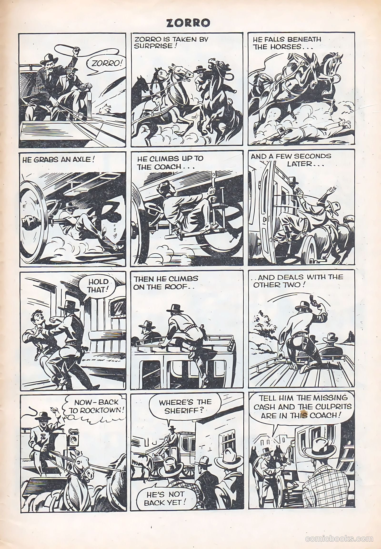 Zorro 58 - Fred the Coward #1 — page 23 of 28