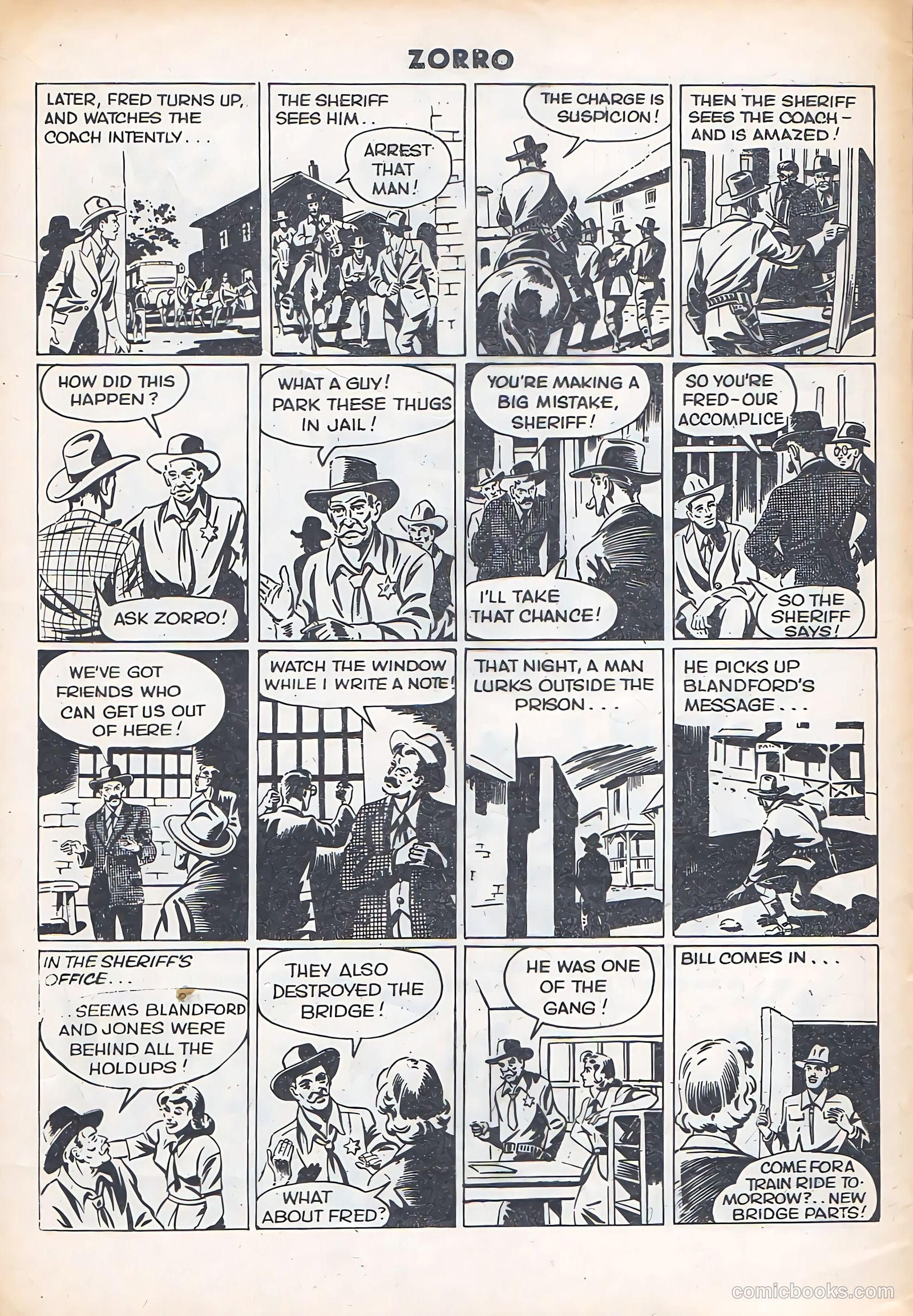 Zorro 58 - Fred the Coward #1 — page 24 of 28