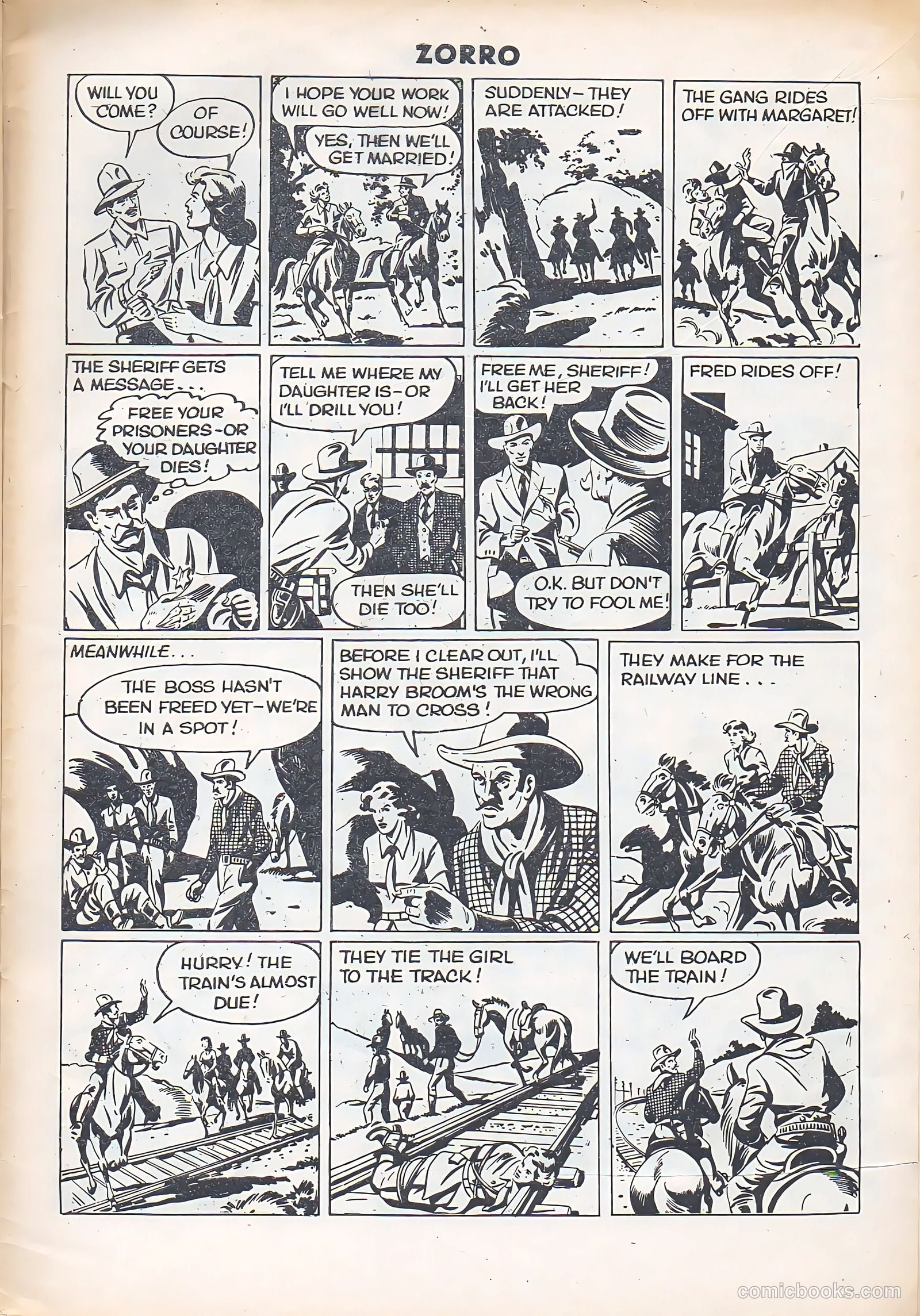 Zorro 58 - Fred the Coward #1 — page 25 of 28