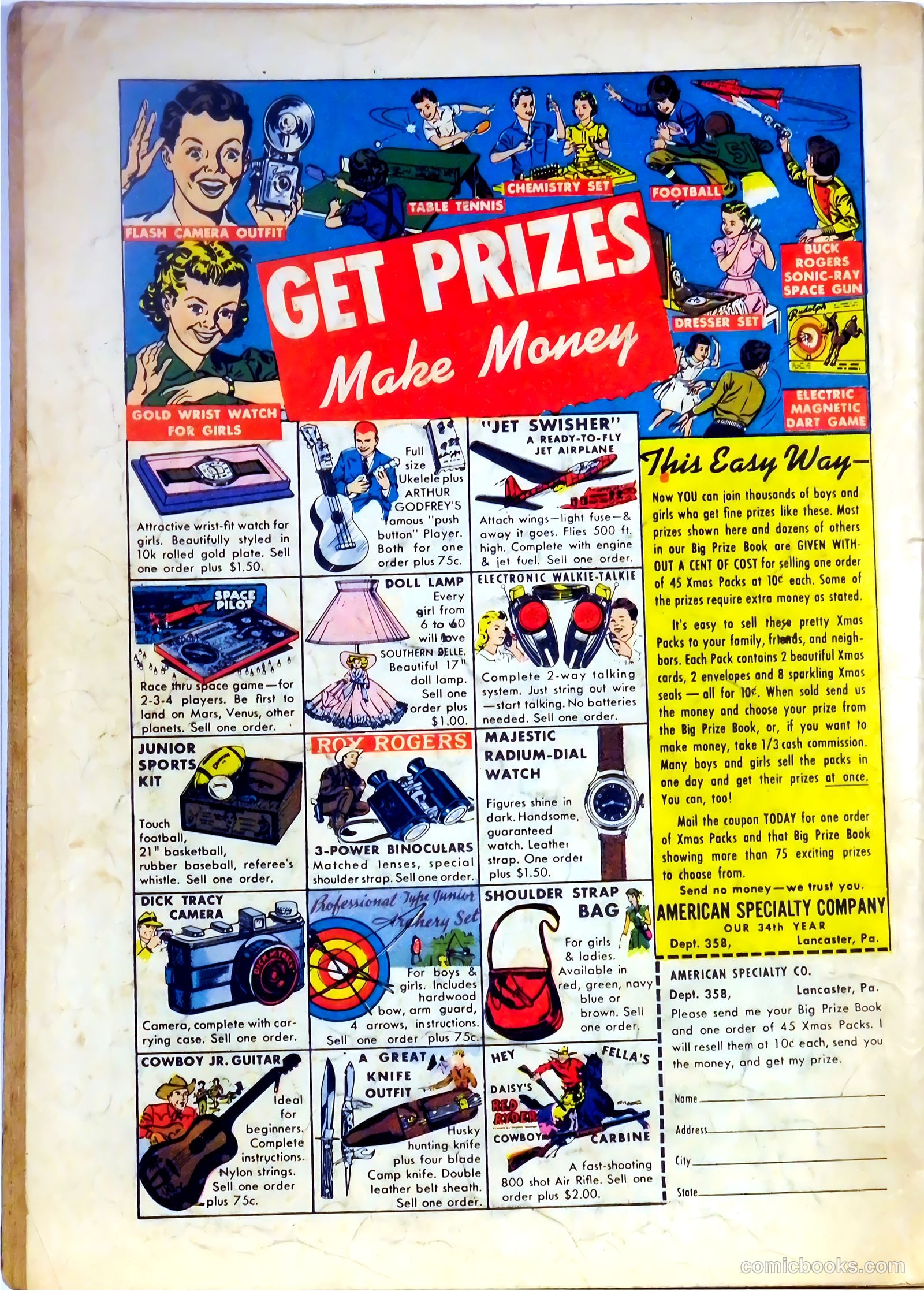 A-1 Comics 61 - Space Ace #5 — page 36 of 36
