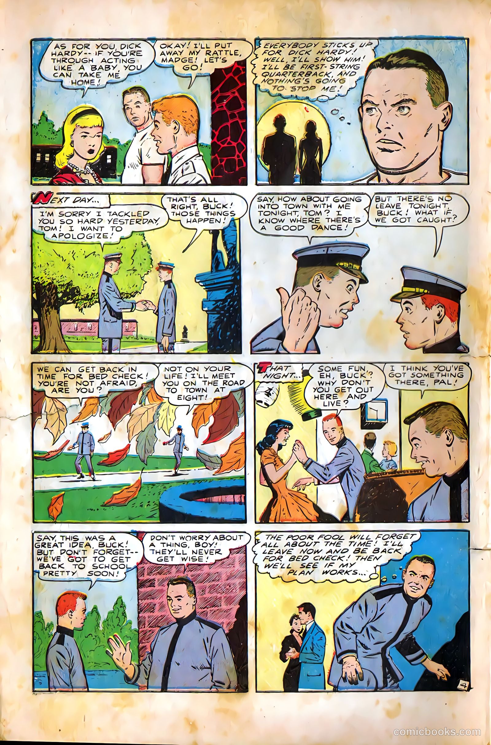 Mel Allen Sports Comics #5 (1949) — page 6 of 36