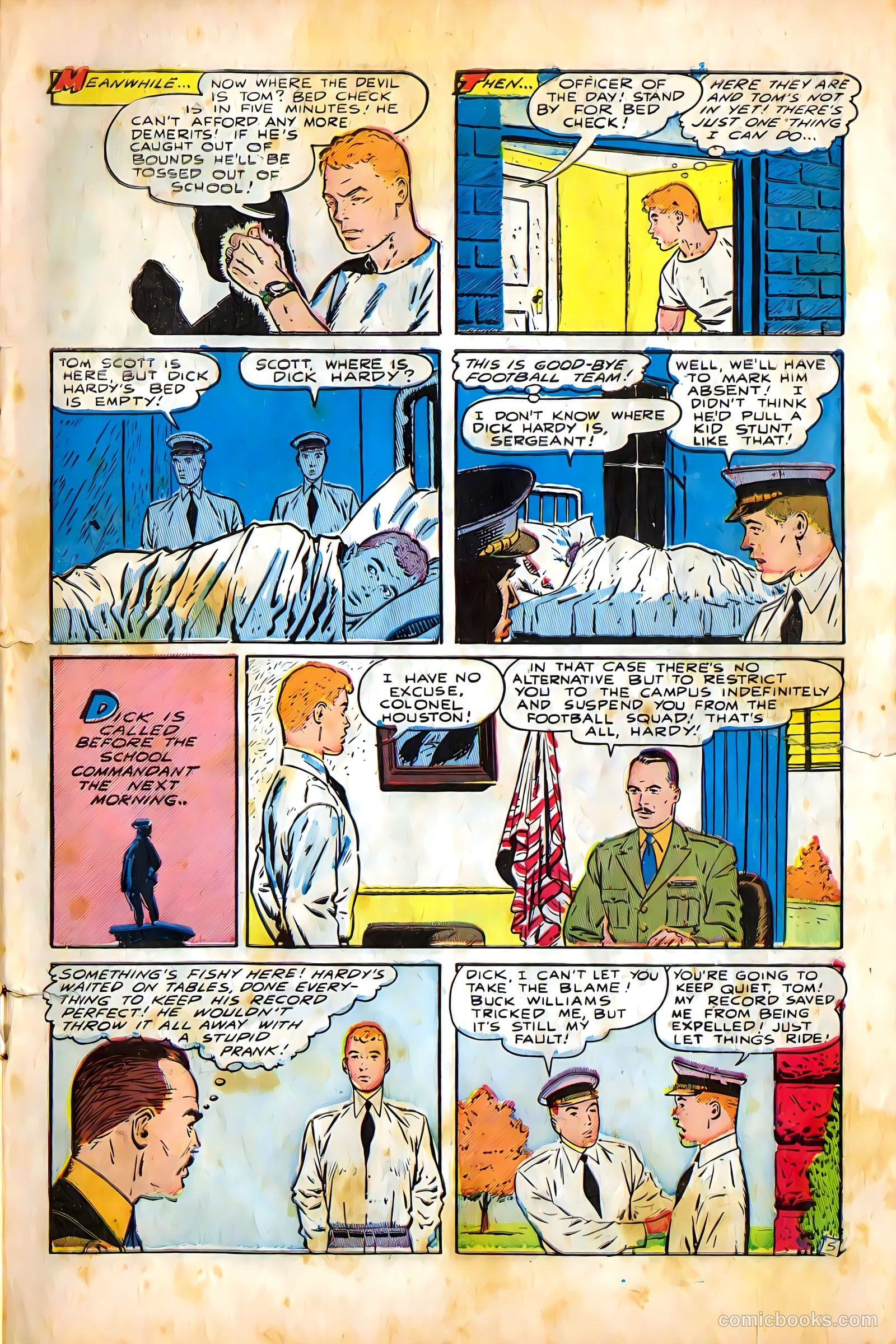 Mel Allen Sports Comics #5 (1949) — page 7 of 36
