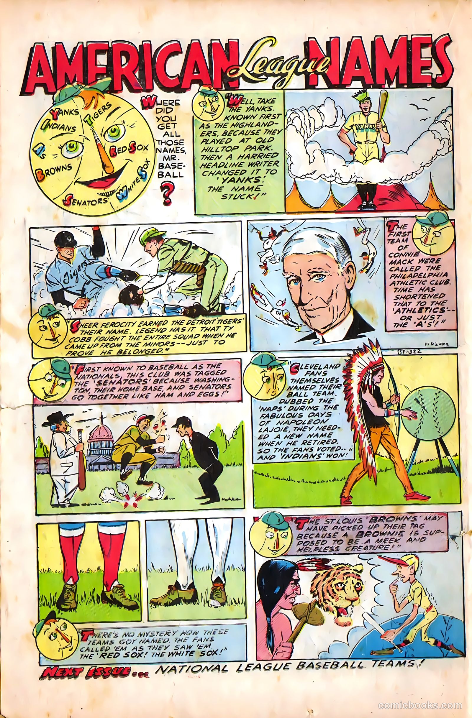 Mel Allen Sports Comics #5 (1949) — page 22 of 36