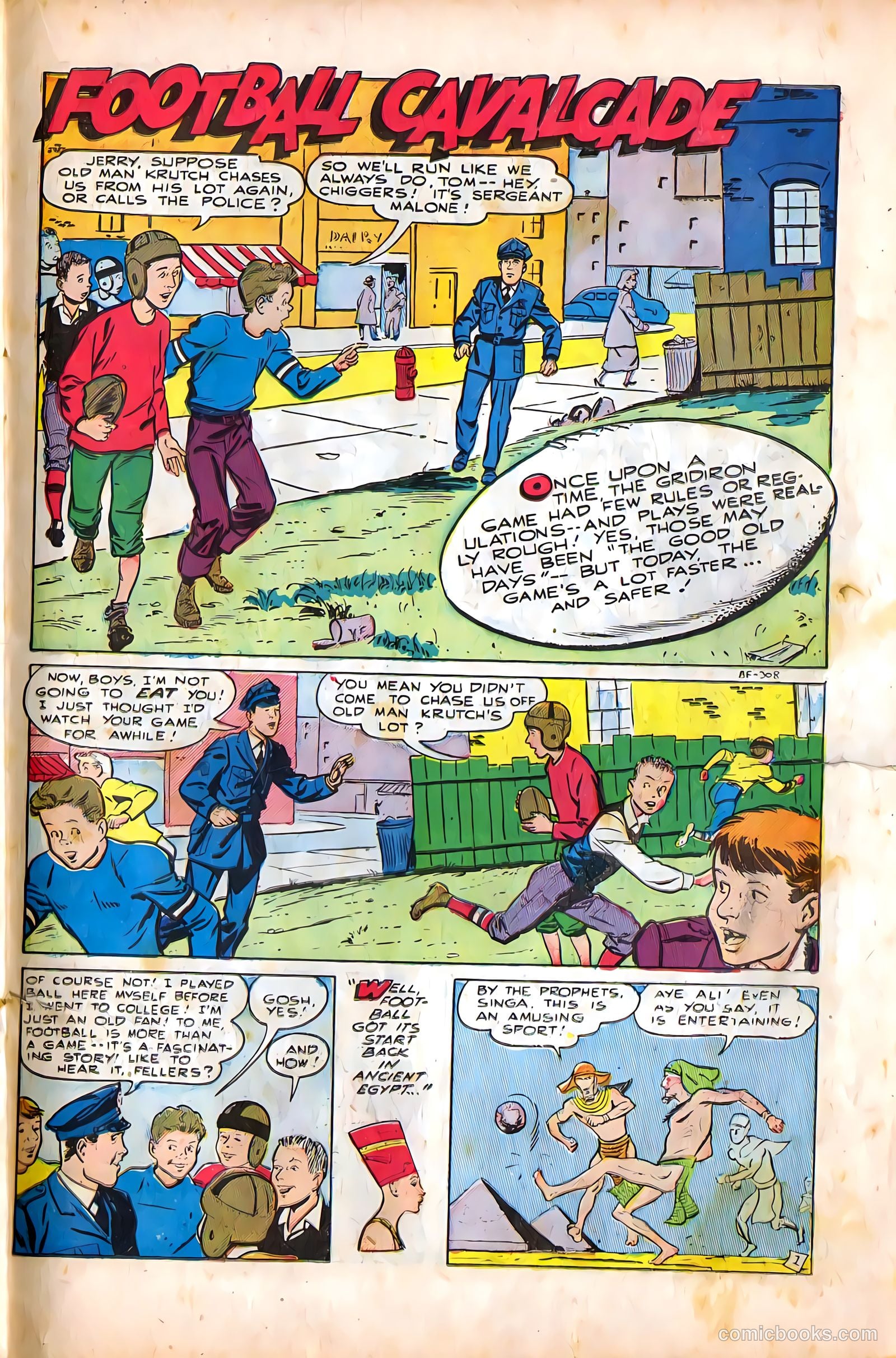 Mel Allen Sports Comics #5 (1949) — page 23 of 36