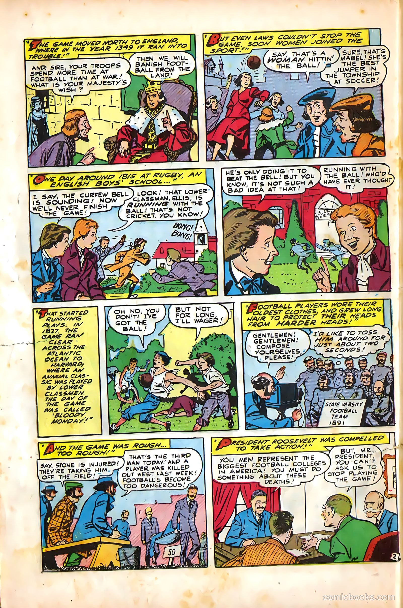 Mel Allen Sports Comics #5 (1949) — page 24 of 36