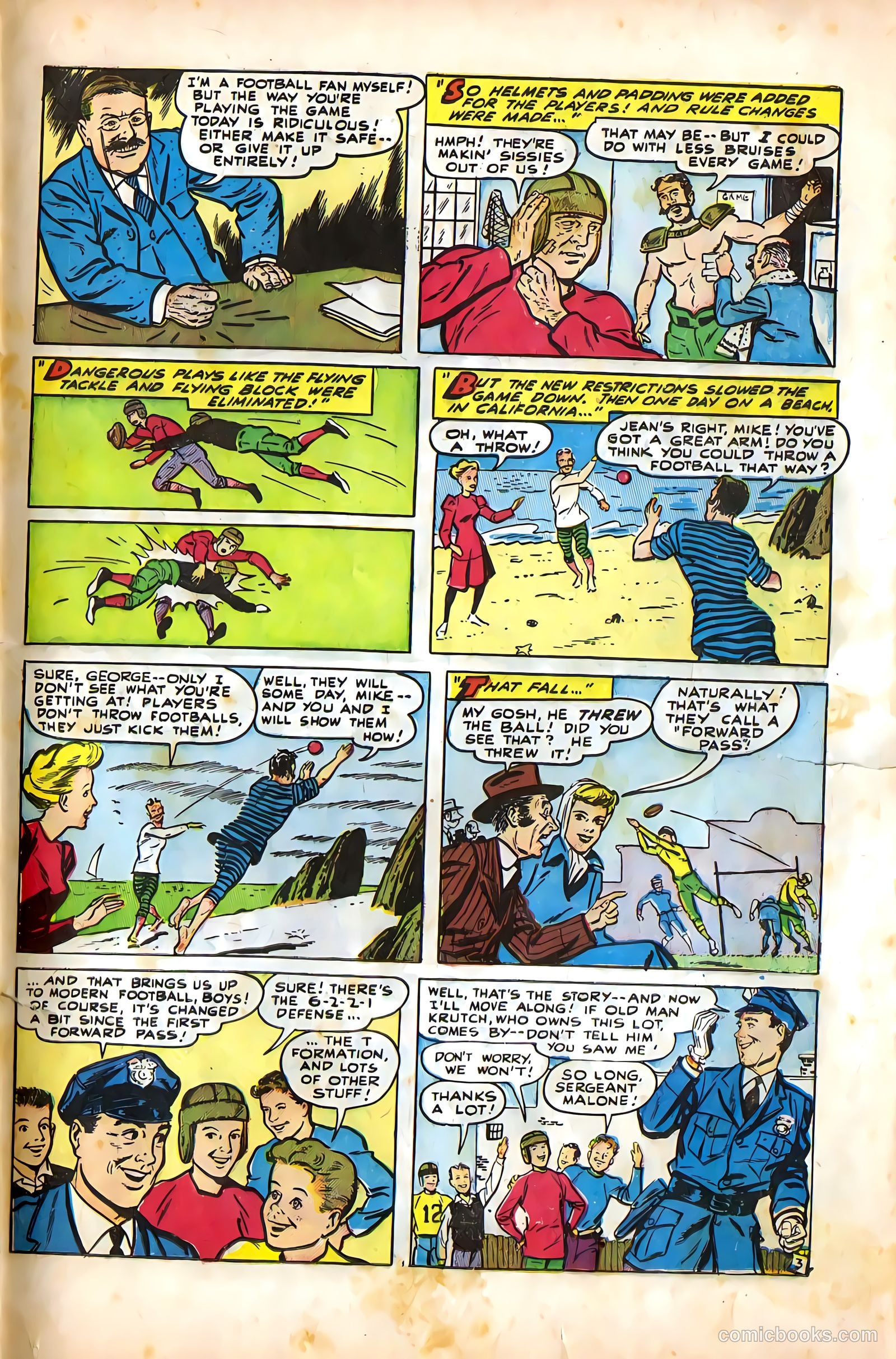 Mel Allen Sports Comics #5 (1949) — page 25 of 36
