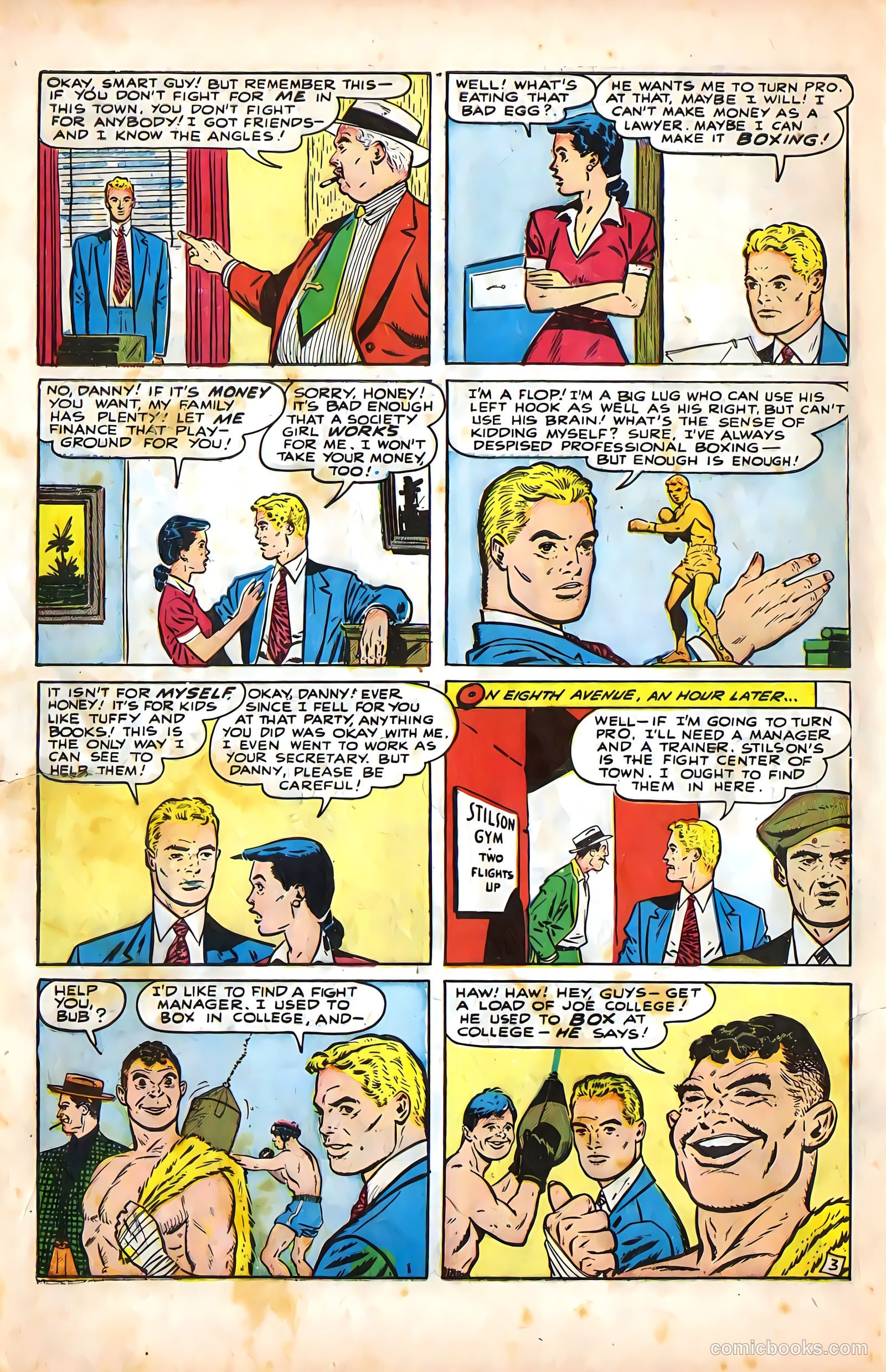 Mel Allen Sports Comics #5 (1949) — page 28 of 36
