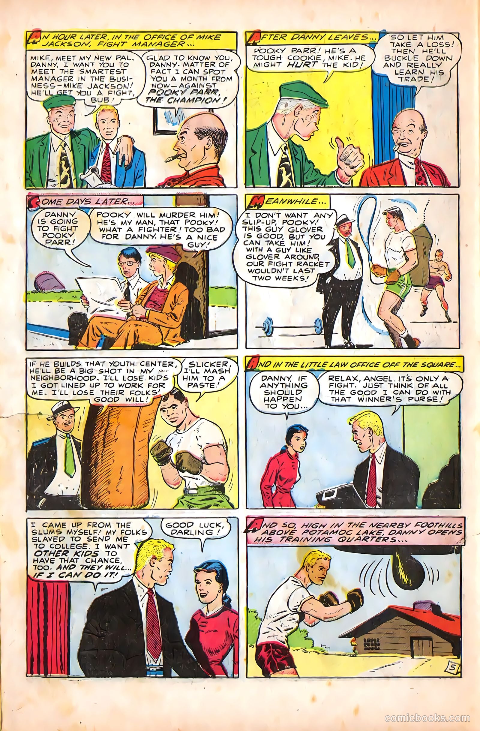 Mel Allen Sports Comics #5 (1949) — page 30 of 36