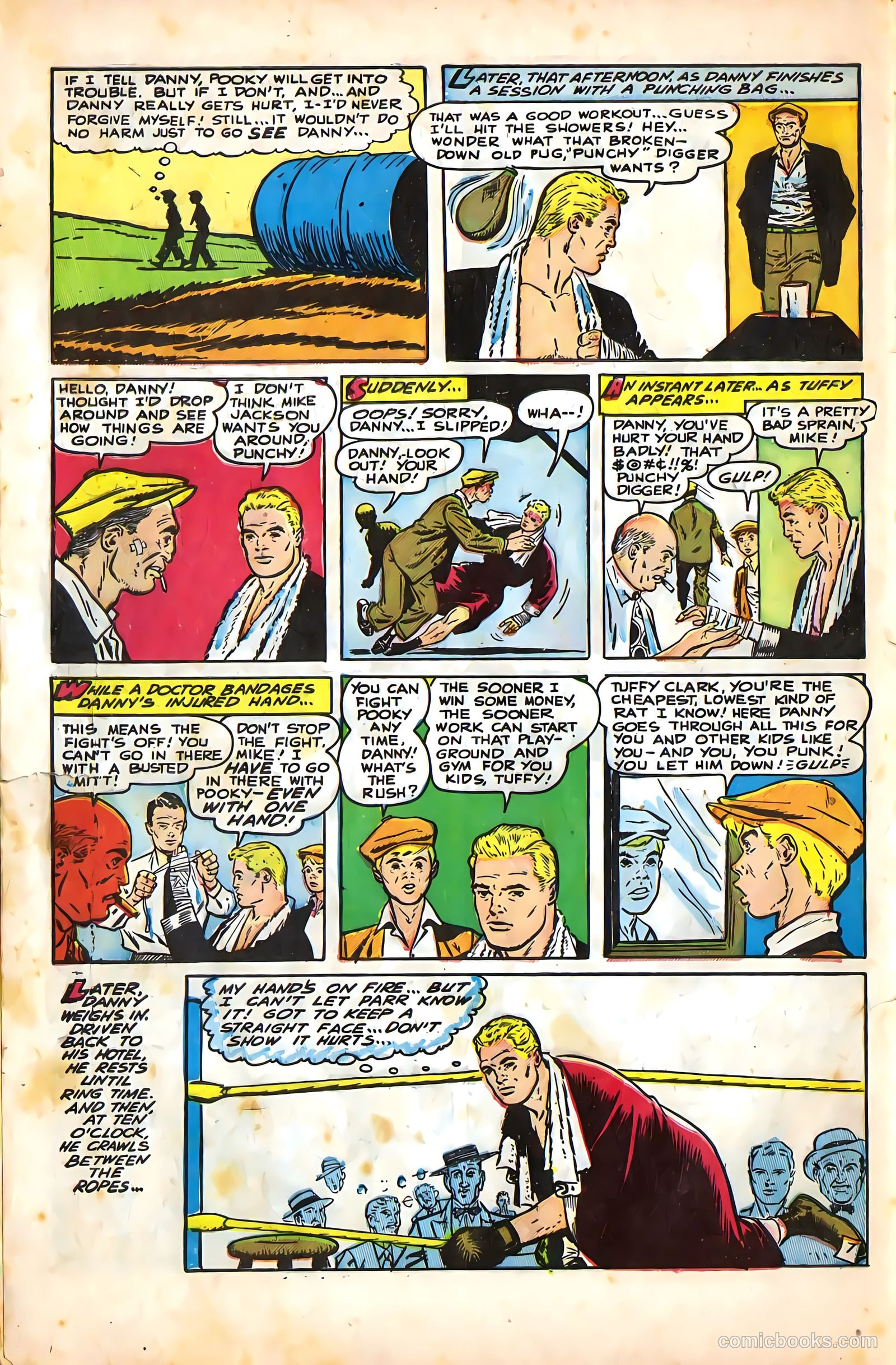 Mel Allen Sports Comics #5 (1949) — page 32 of 36