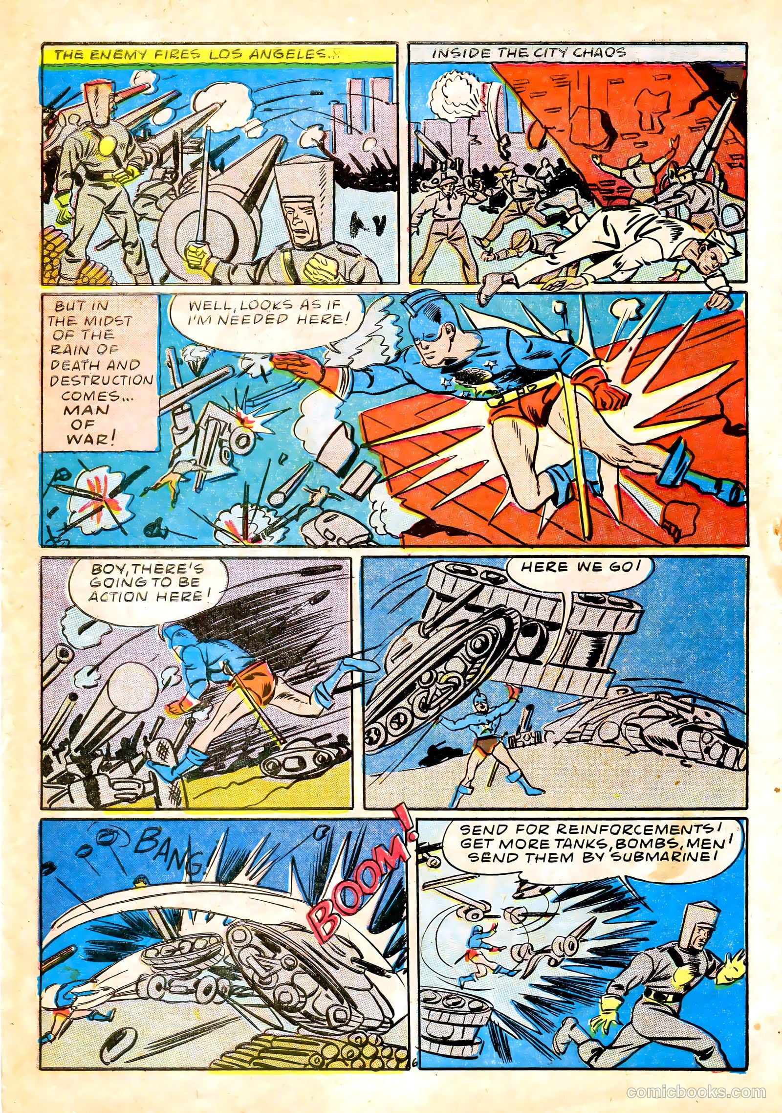 Liberty Guards Comics #1 (1942) — page 8 of 68