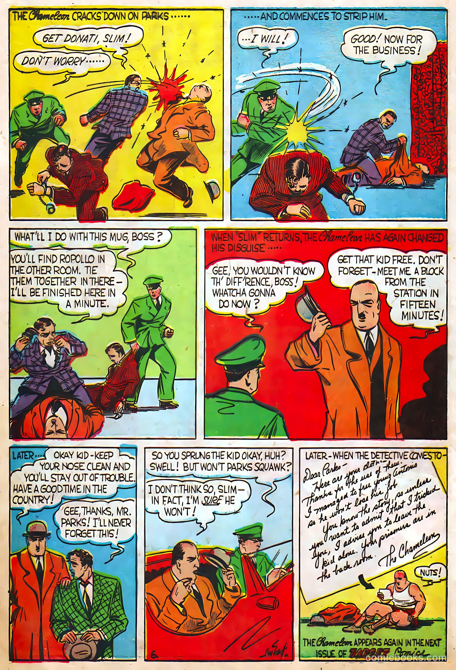 Target Comics v1 #9 — page 60 of 67