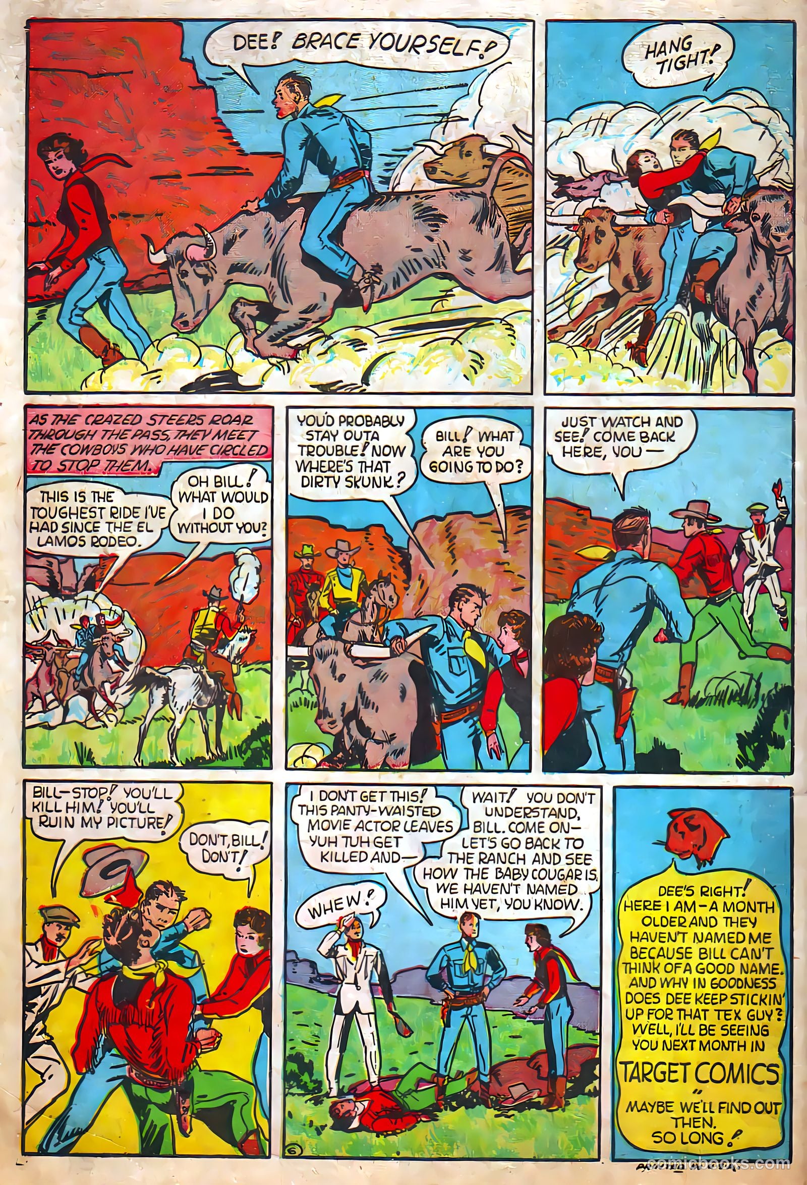 Target Comics v1 #9 — page 66 of 67