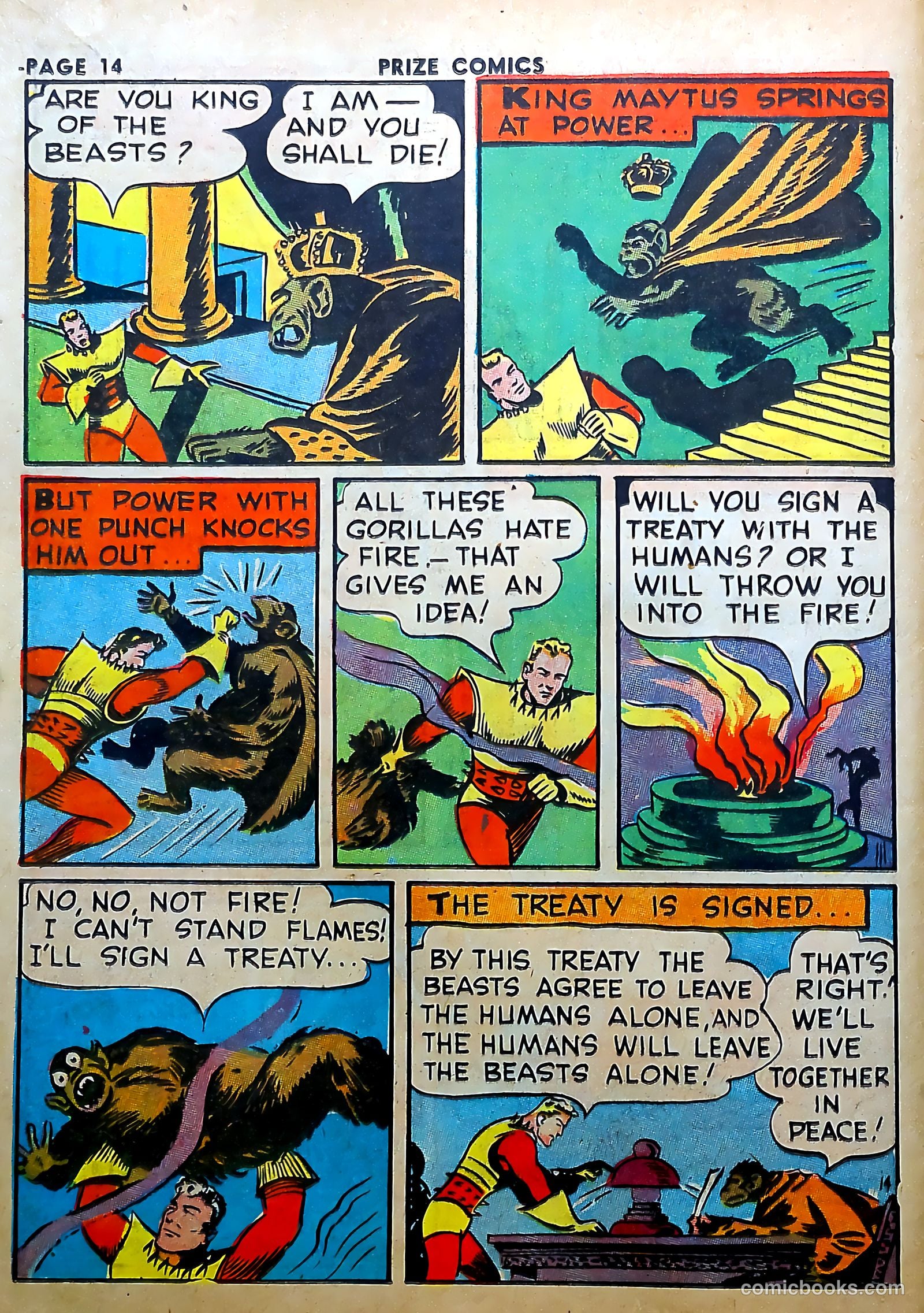 Prize Comics #5 (1940) — page 16 of 69
