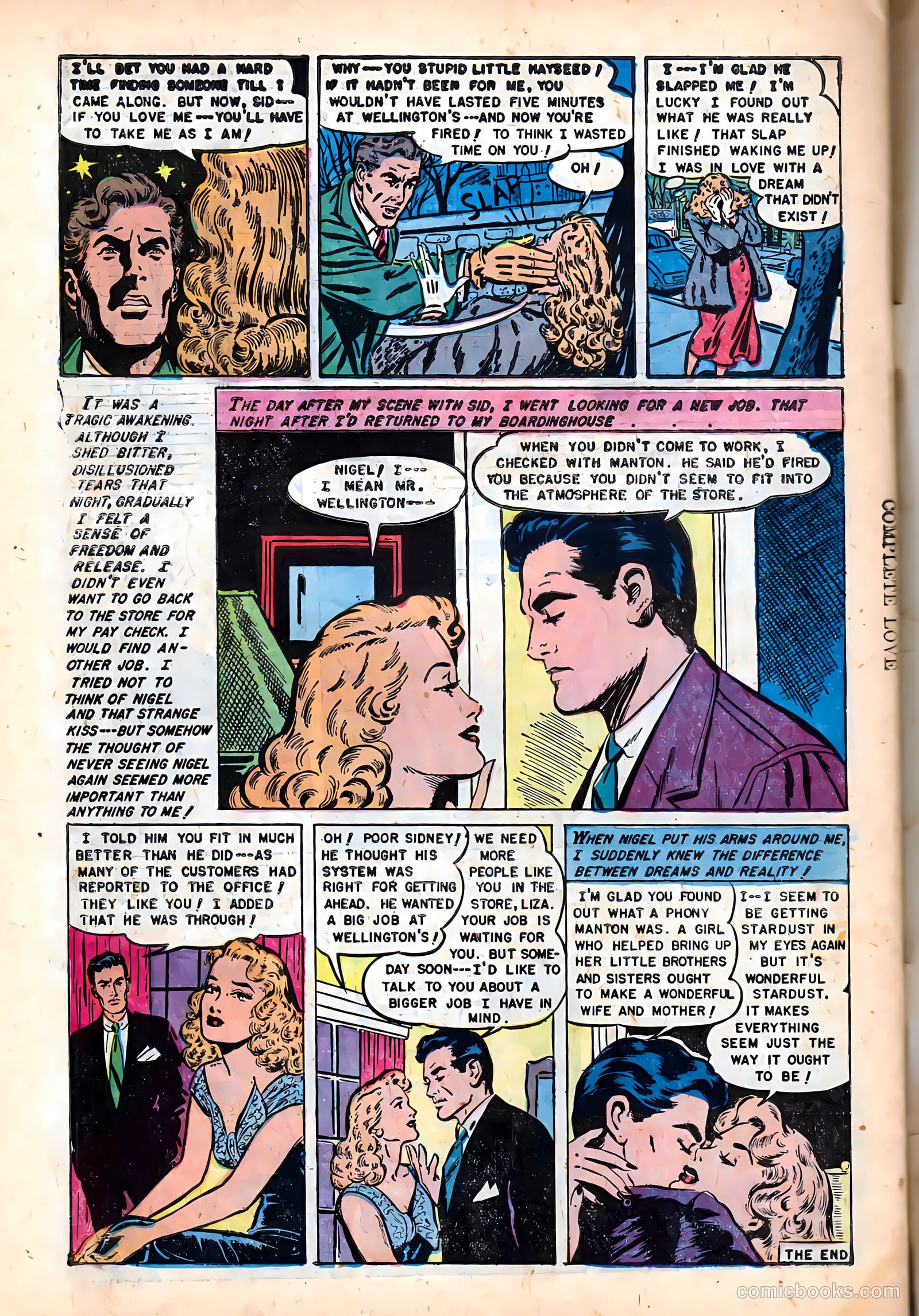 Complete Love Magazine #170 (1951) — page 34 of 36