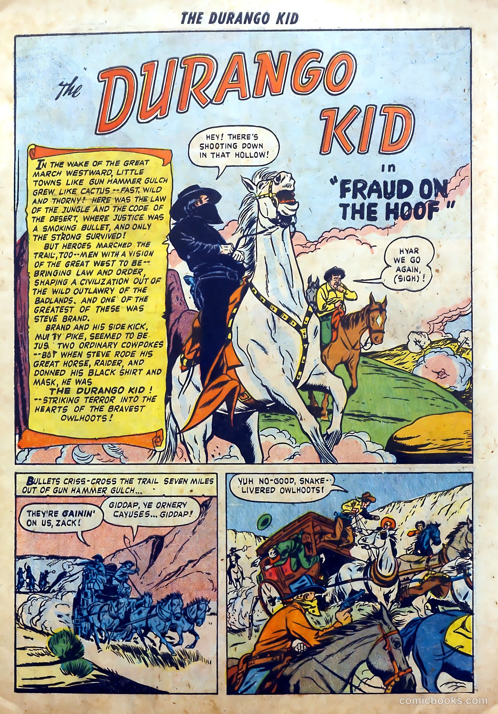 Durango Kid #1 (1955) — page 3 of 36