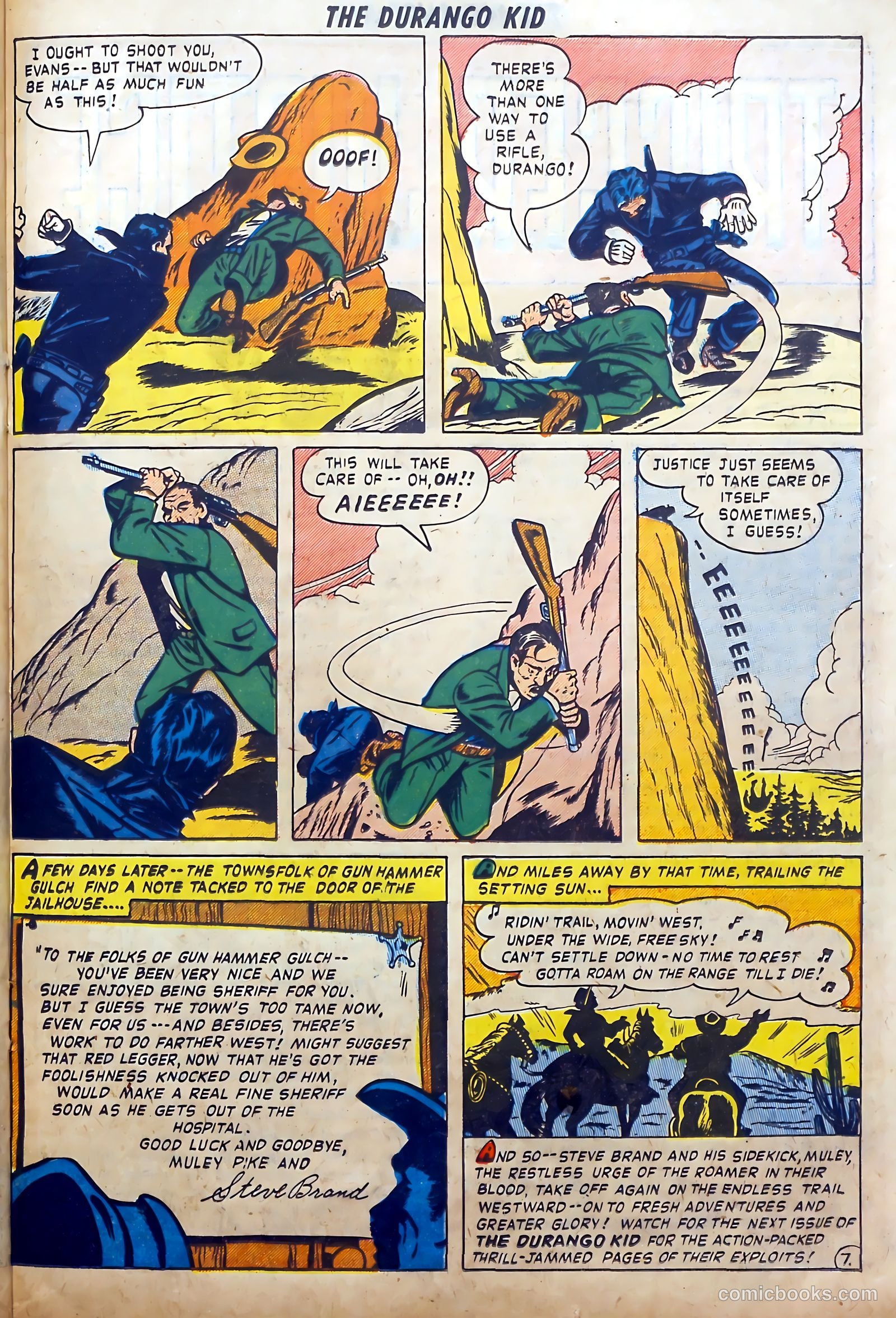 Durango Kid #1 (1955) — page 25 of 36