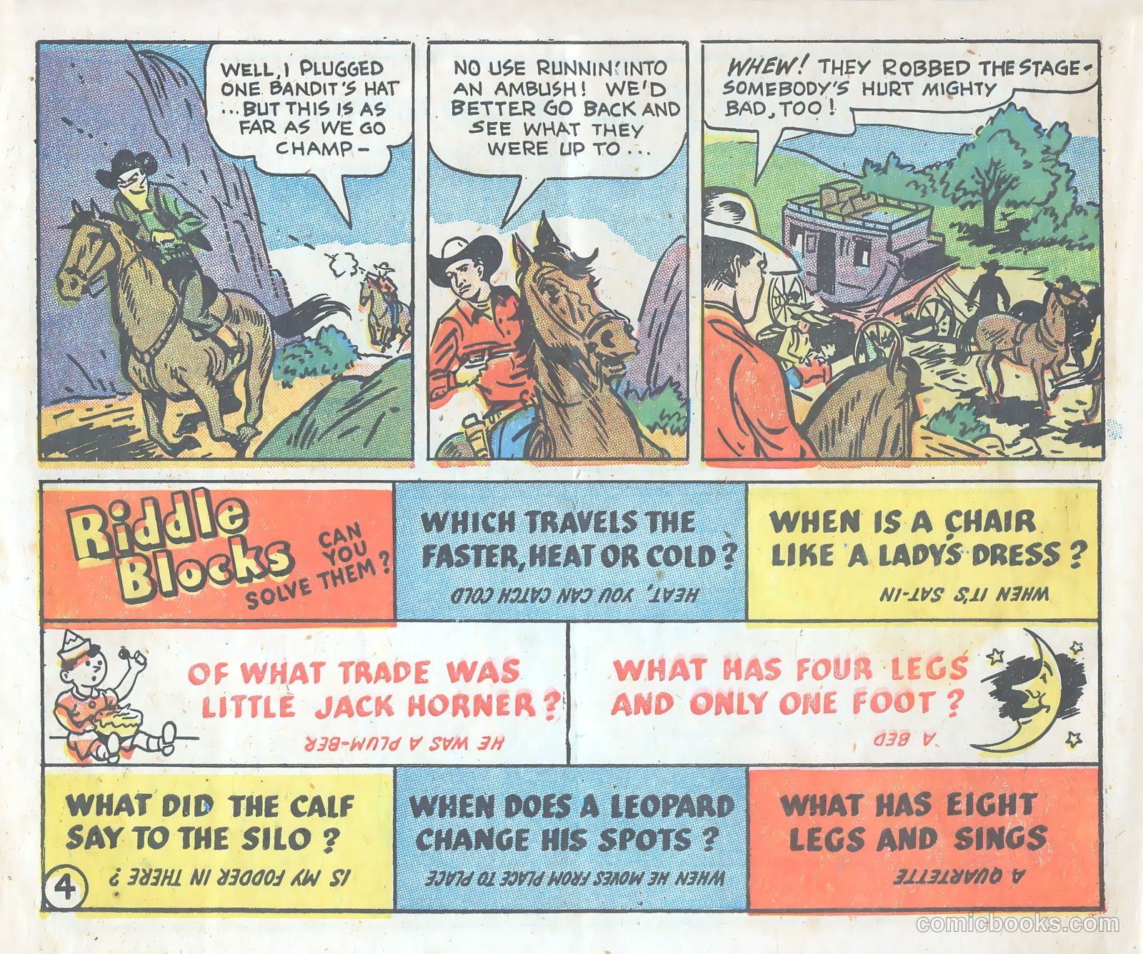 Gene Autry Adventure Comics and Play-Fun Book #[nn] (1947) — page 4 of 33