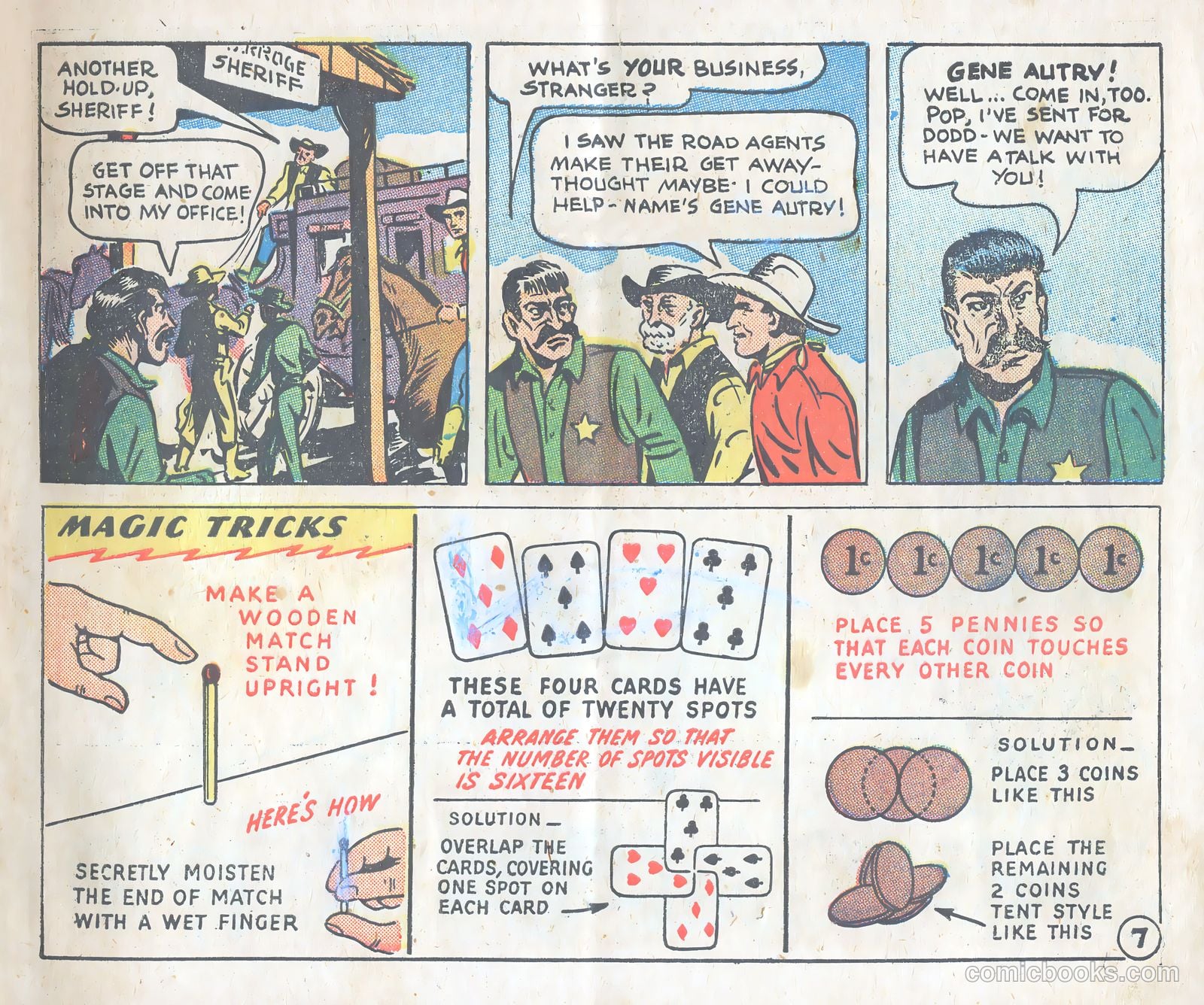 Gene Autry Adventure Comics and Play-Fun Book #[nn] (1947) — page 7 of 33