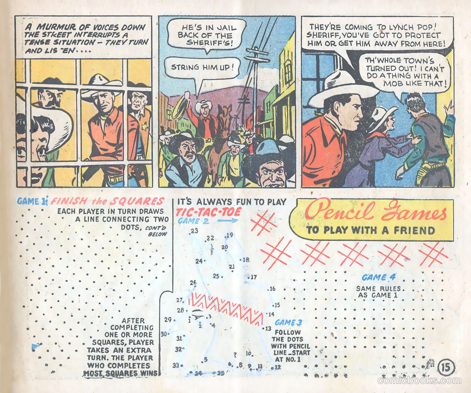 Gene Autry Adventure Comics and Play-Fun Book #[nn] (1947) — page 15 of 33