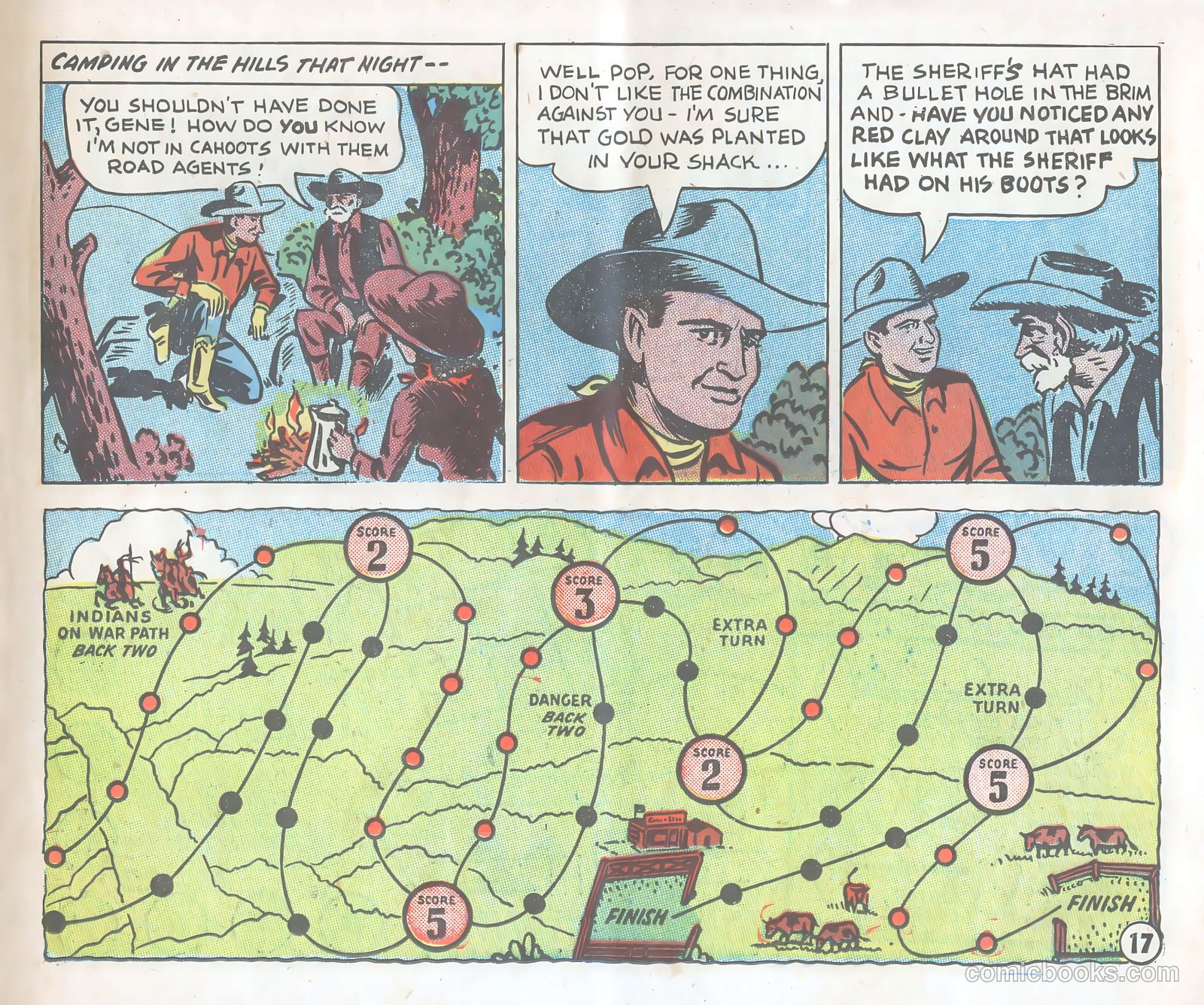 Gene Autry Adventure Comics and Play-Fun Book #[nn] (1947) — page 17 of 33