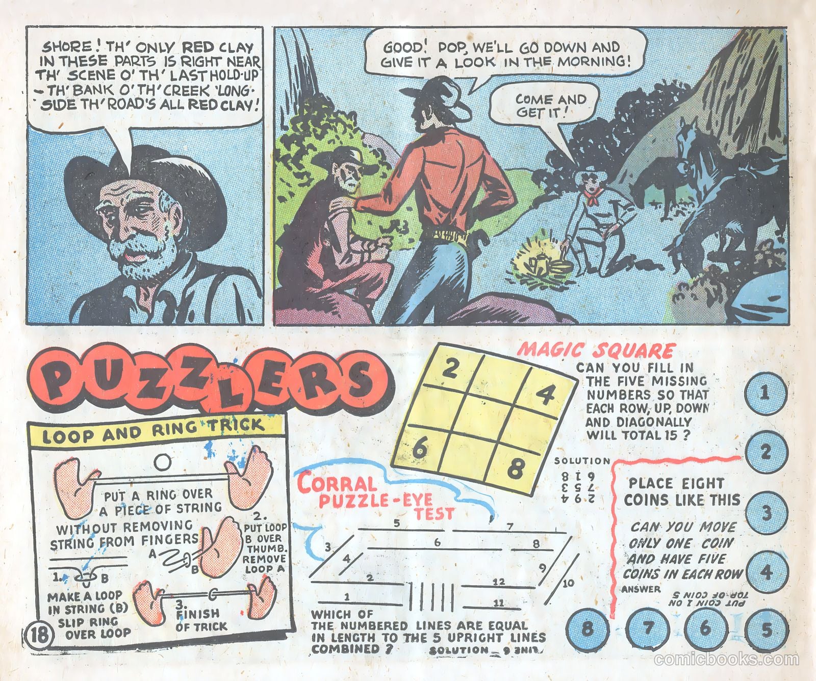 Gene Autry Adventure Comics and Play-Fun Book #[nn] (1947) — page 18 of 33