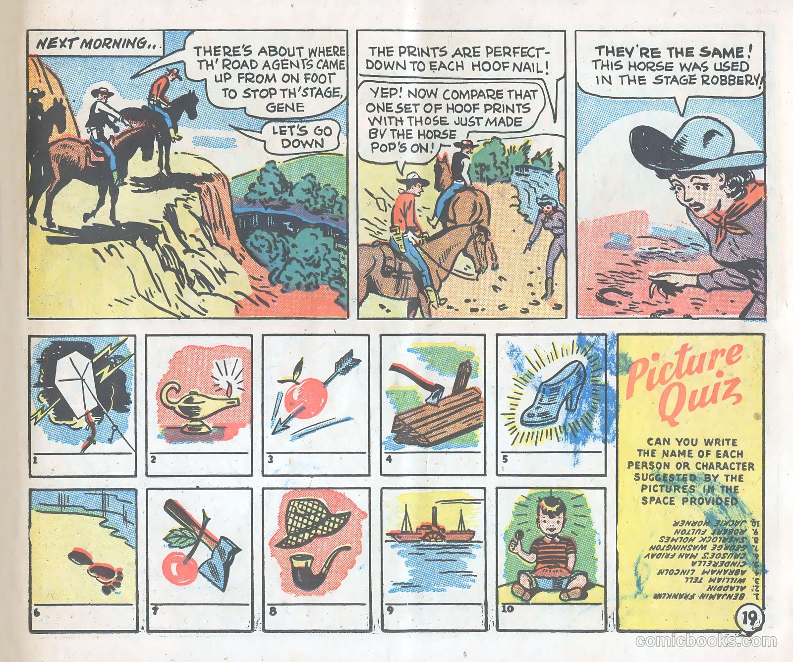 Gene Autry Adventure Comics and Play-Fun Book #[nn] (1947) — page 19 of 33