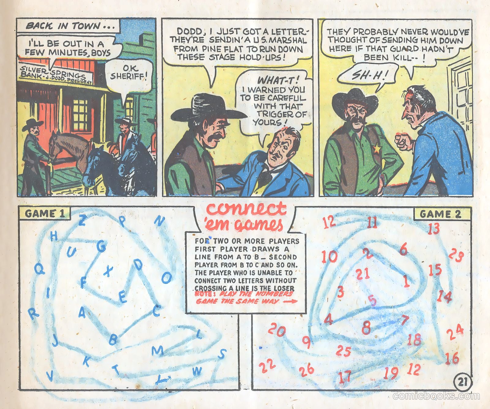 Gene Autry Adventure Comics and Play-Fun Book #[nn] (1947) — page 21 of 33