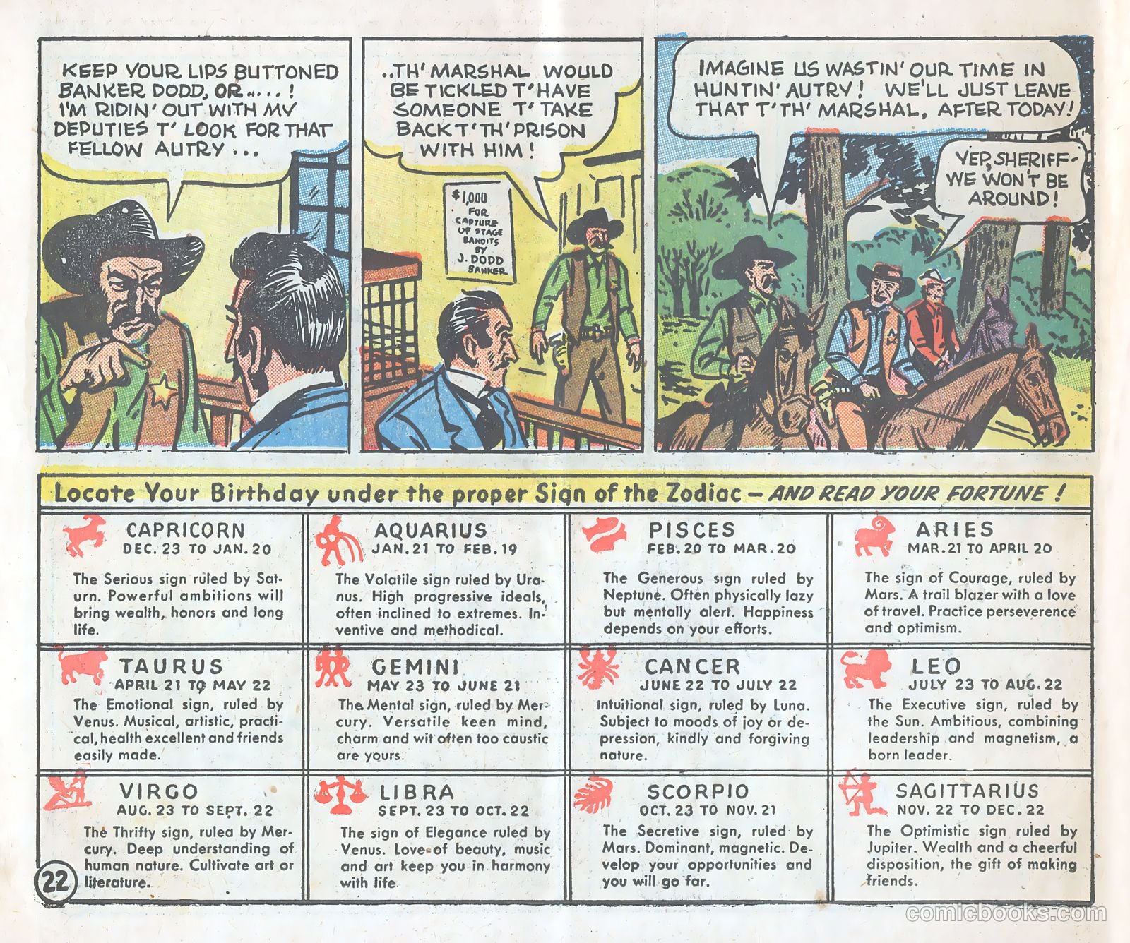 Gene Autry Adventure Comics and Play-Fun Book #[nn] (1947) — page 22 of 33