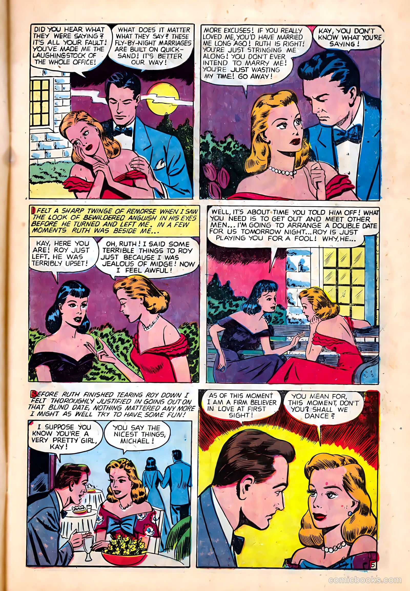 Complete Love Magazine #182 (1951) — page 7 of 36