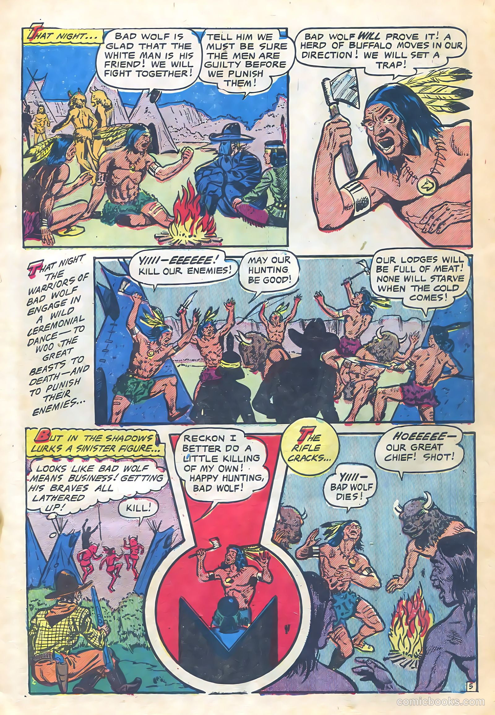The Lone Rider #12 (1950) — page 7 of 36
