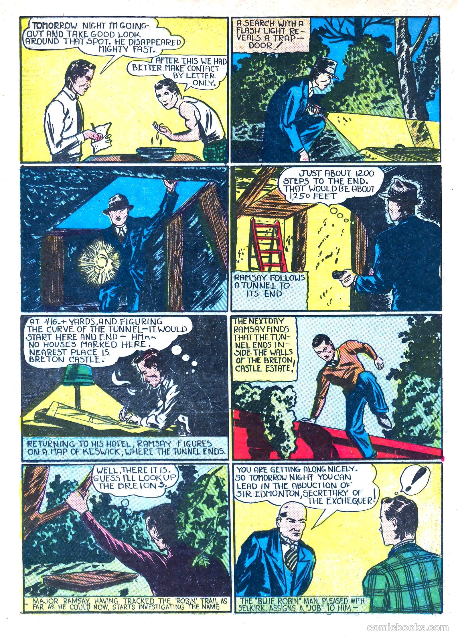 Amazing Mystery Funnies #15 (1938) — page 19 of 48
