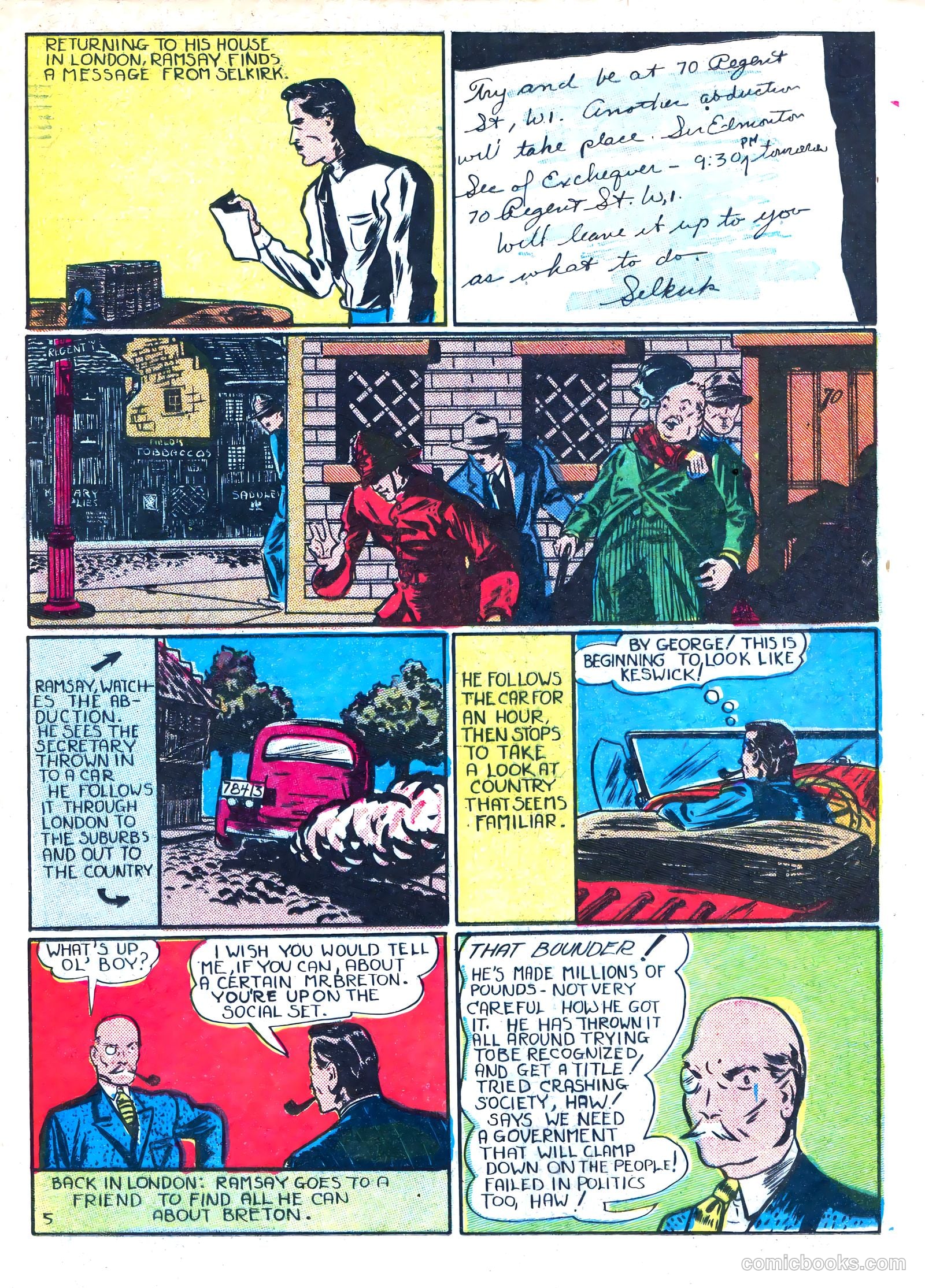 Amazing Mystery Funnies #15 (1938) — page 20 of 48