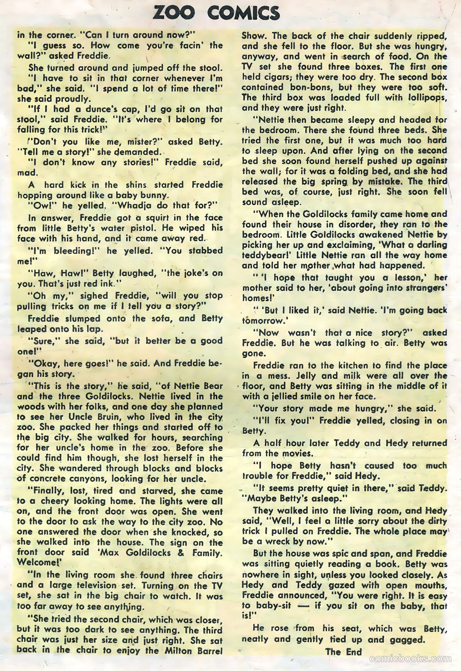 Zoo Funnies v2 #6 — page 19 of 36