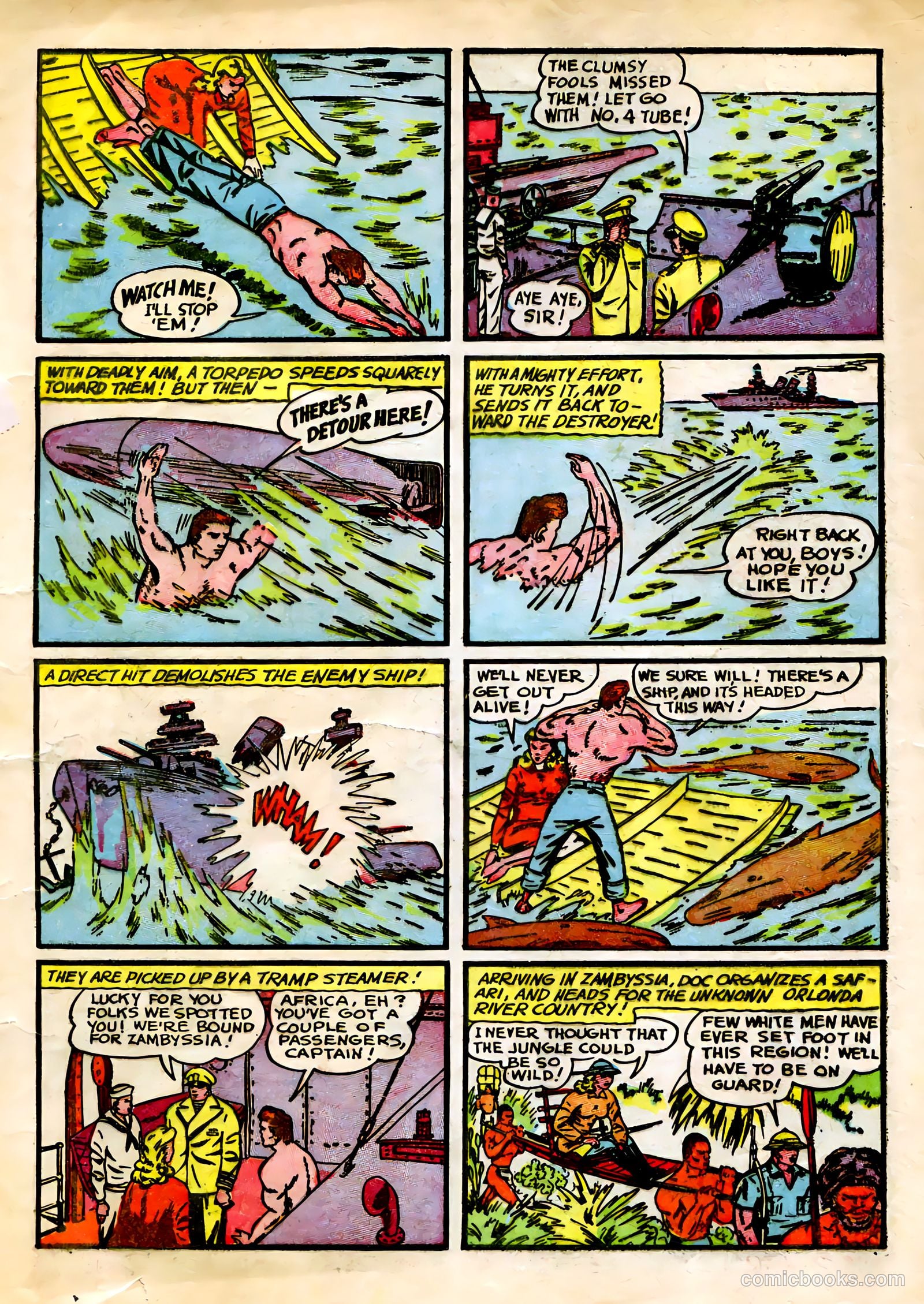 Thrilling Comics #6 (1940) — page 10 of 69